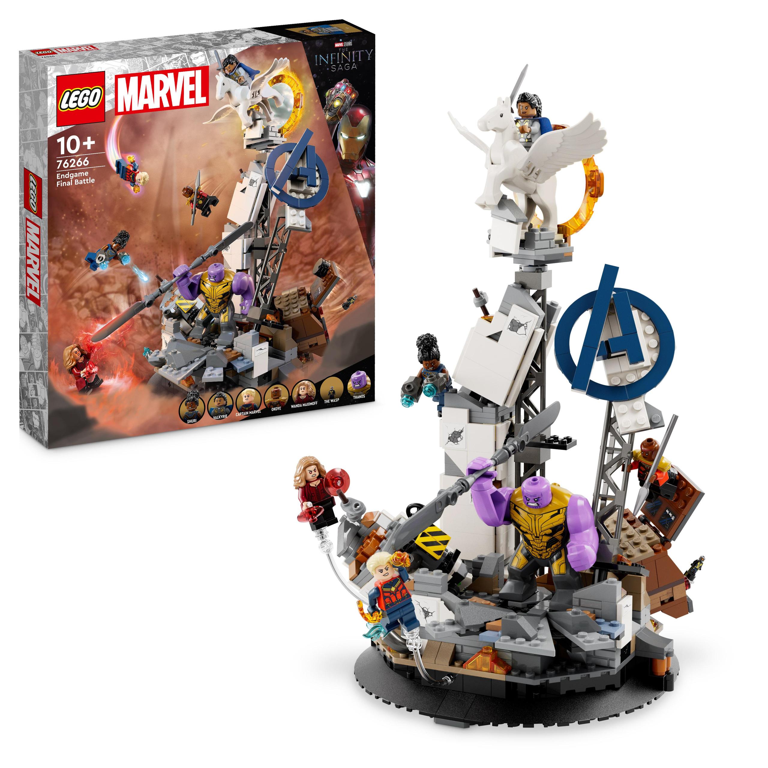stavebnice Lego Marvel Heroes 76266 Konec hry – závěrečná bitva