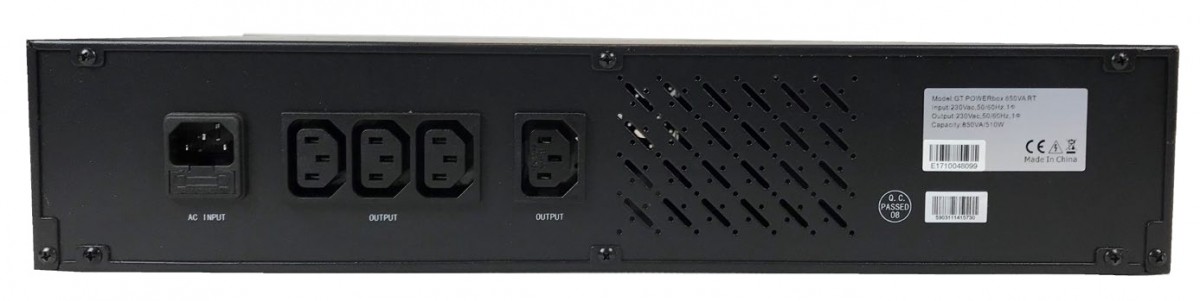 Napájecí zdroj Ups Gt GTPOWERbox08500RTUSB 850 Va 510 W