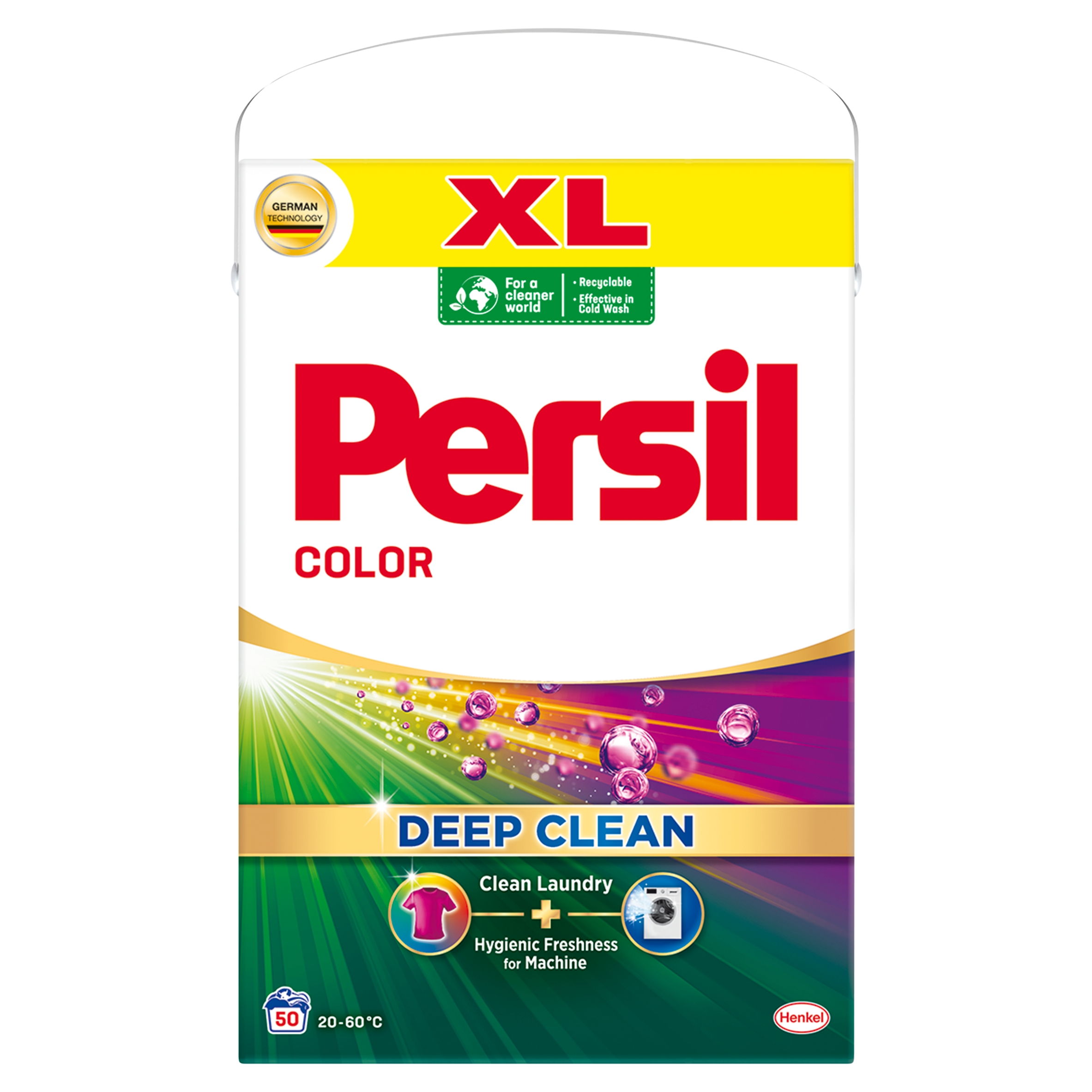 Levně Persil prášek na barevné prádlo Deep Clean 2,75KG 50 Praní Karton
