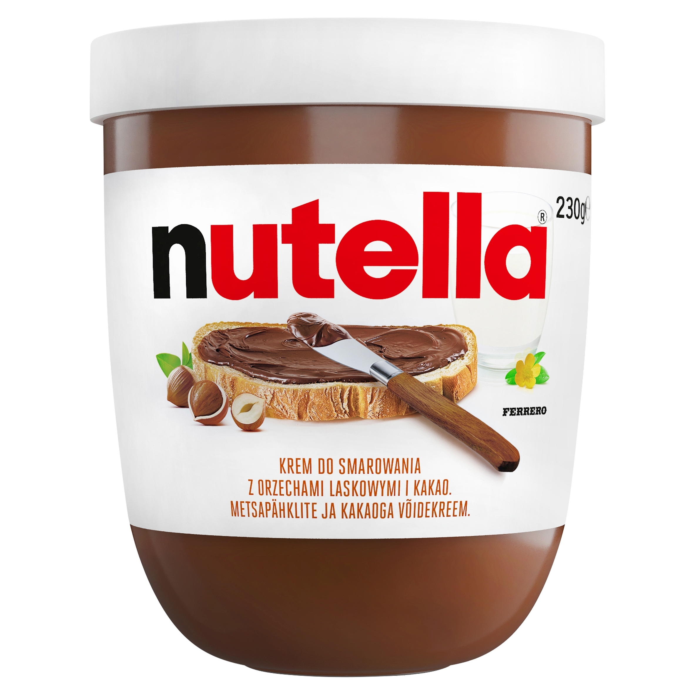 Levně Krém na mazání Nutella 230 g x 9 g
