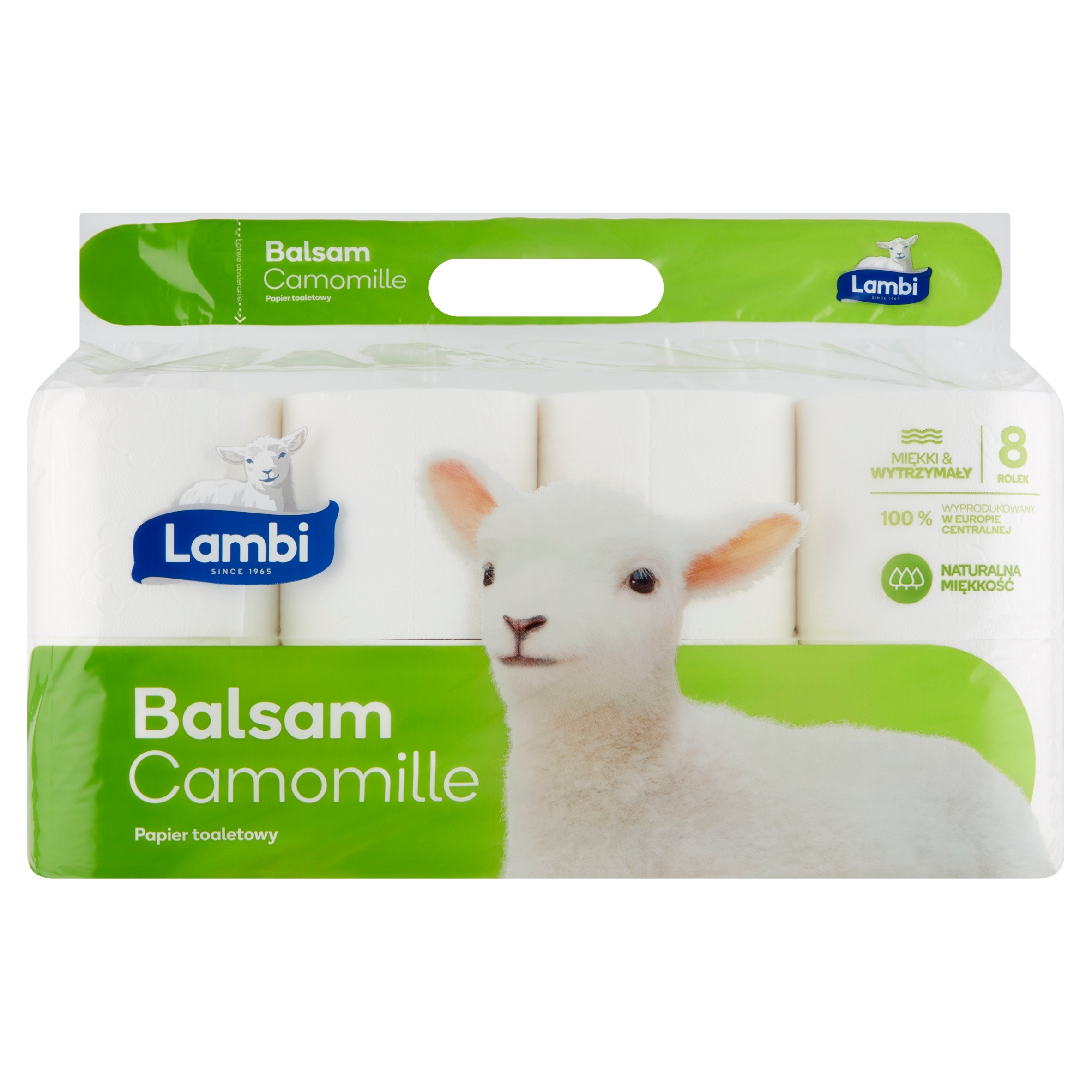 

Papier toaletowy Lambi Balsam Camomille rumiankowy