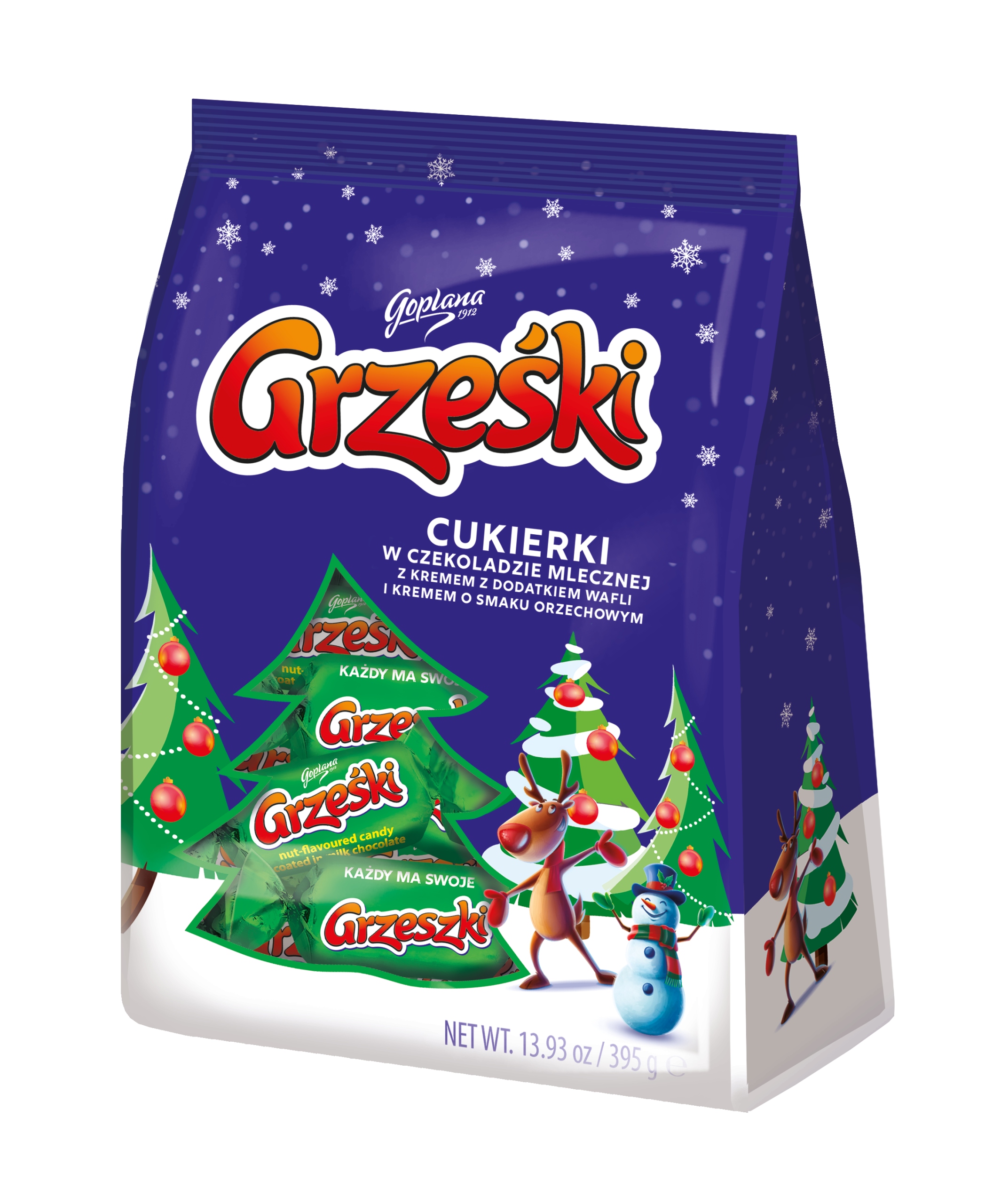Levně 2x Bonbóny Grześki Orzechové 395 g