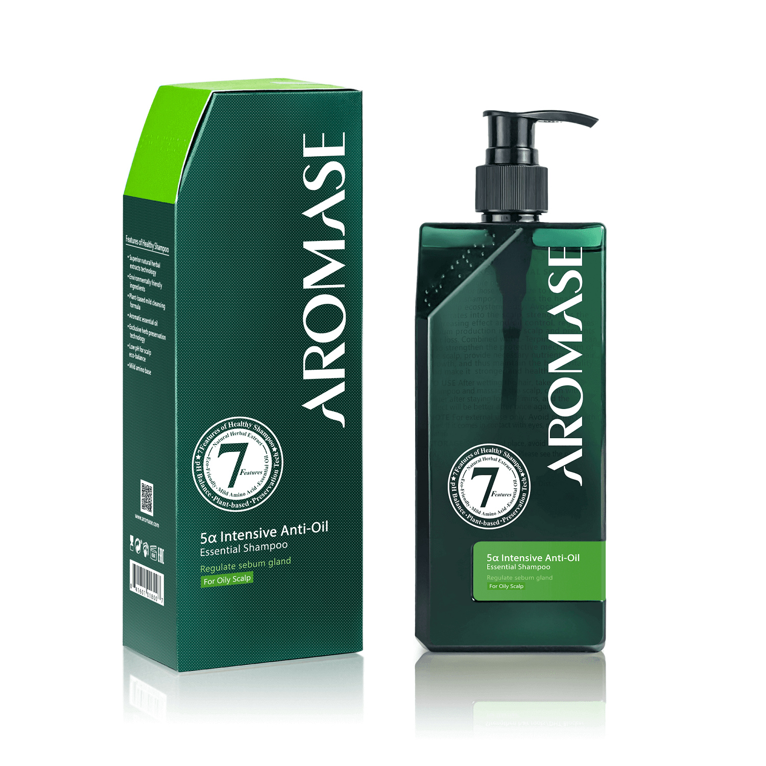 Szampon Do Włosów Tłustych Seboregulujący Trychologiczny Aromase 400 ML