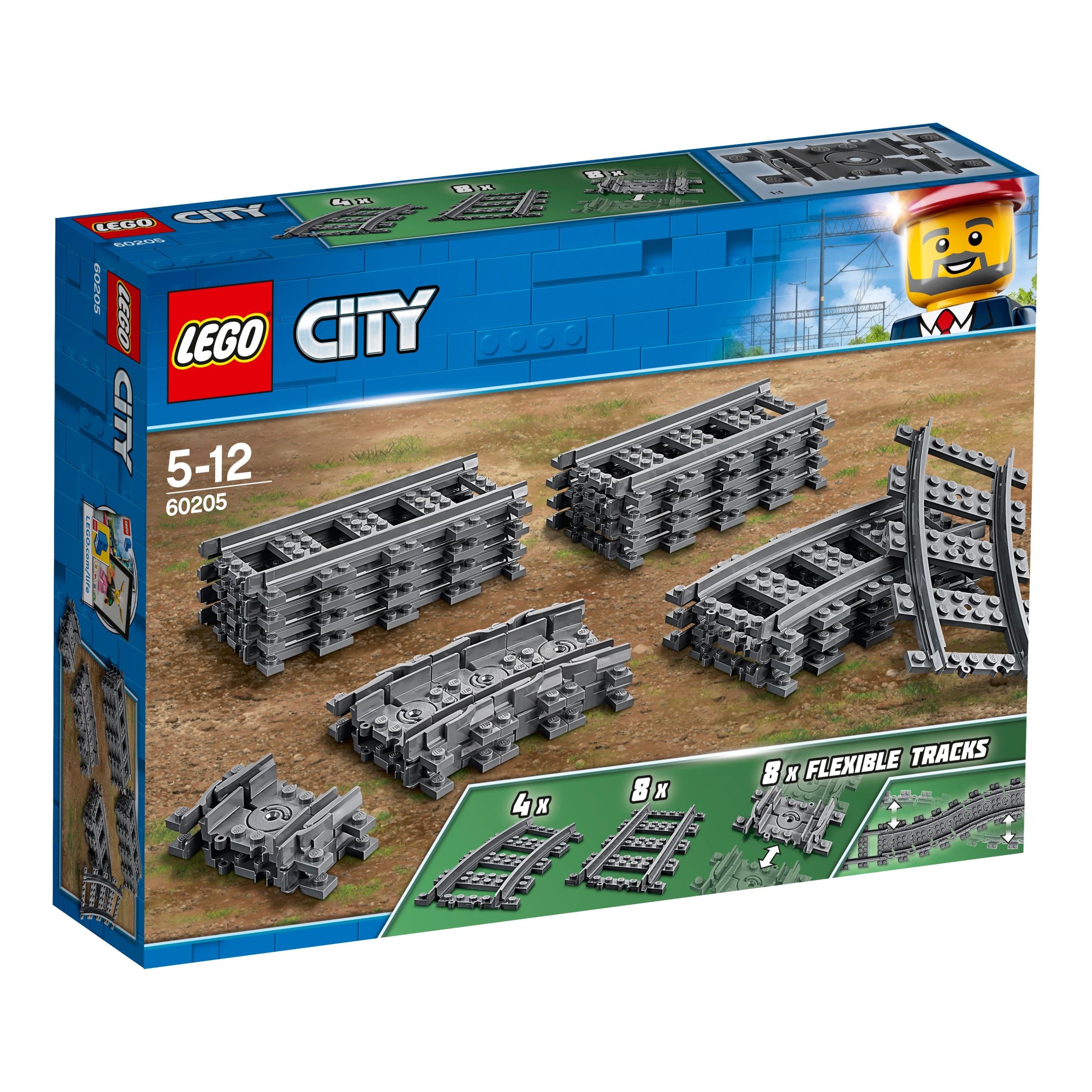 Lego City 60205 Tory kolejowe