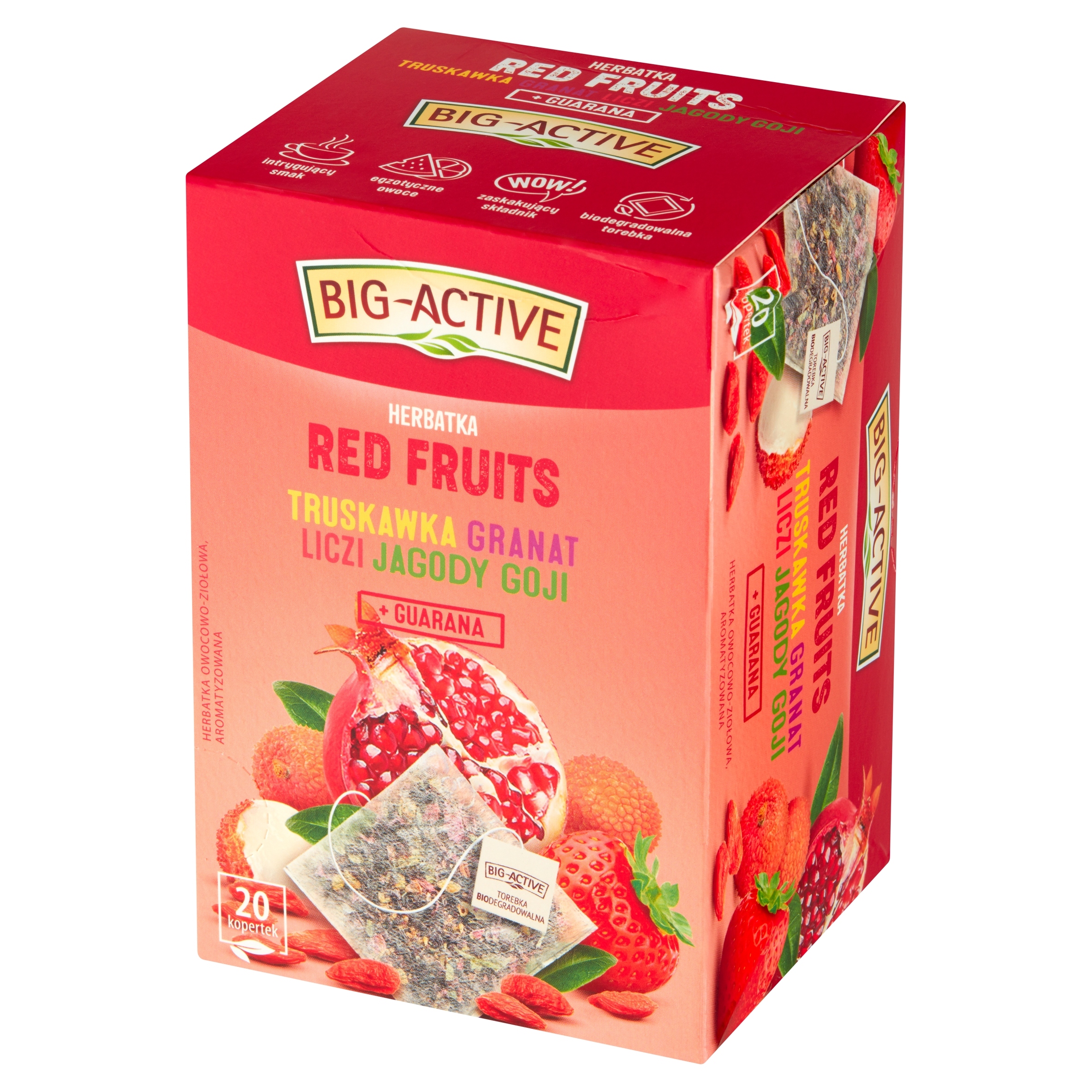 Levně 7 x Big-Active Red Fruits ex20 čaj