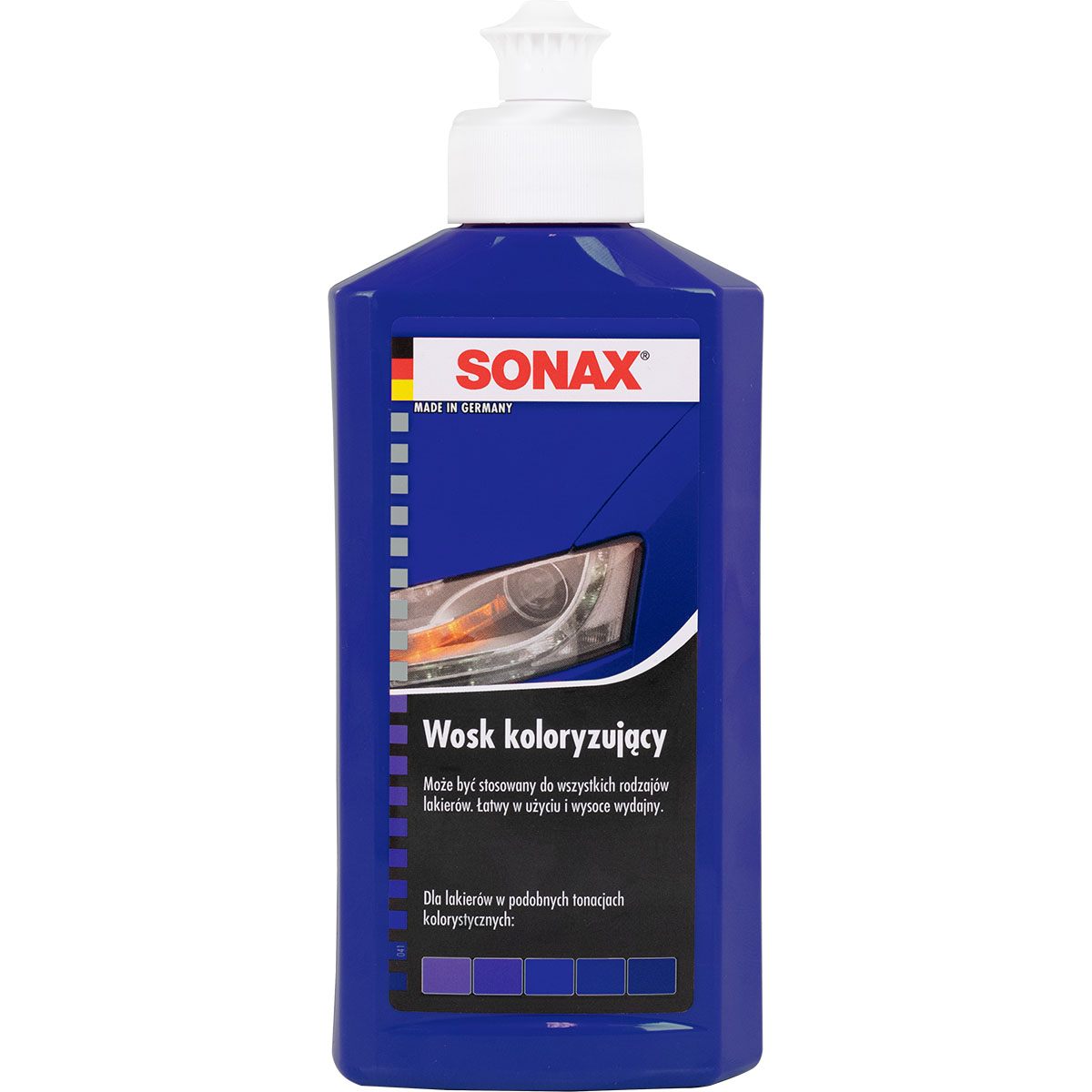 Wosk Koloryzujący Sonax Polish Wax Niebieski 250 ml