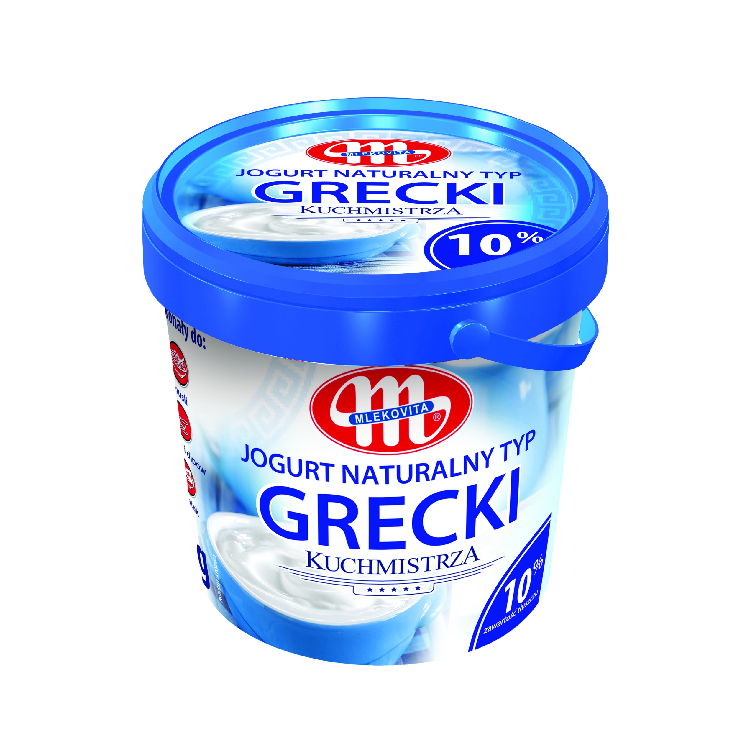 Mlekovita Přírodní jogurt řeckého typu Kuchmistra 10%, tloušťka 1 kg