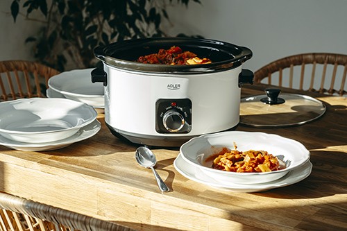 Wolnowar Adler 6413R 5,8L Ceramiczna Misa 3 Poziomy Gotowania