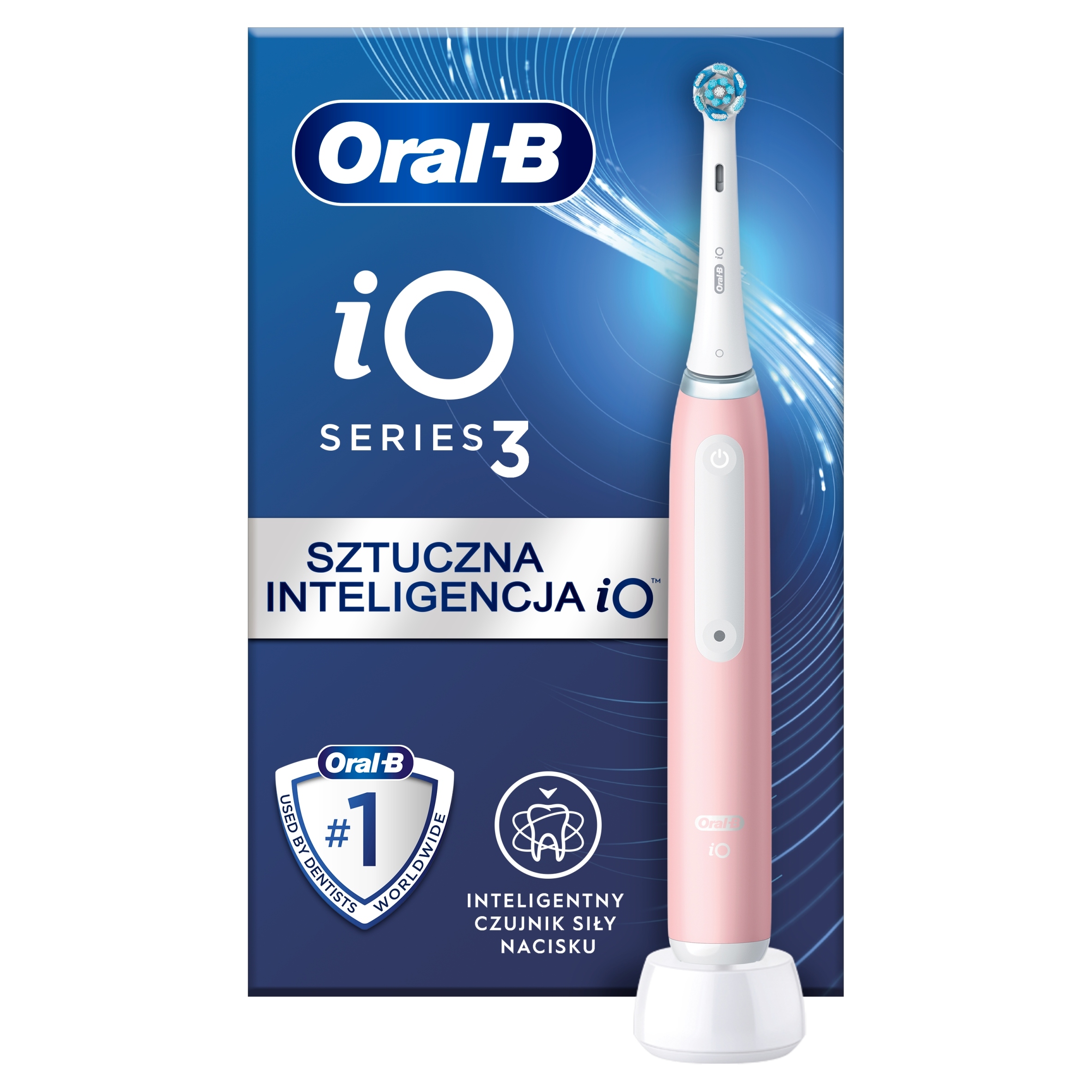 Oral-B iO Series 3 szczoteczka elektryczna magnetyczna kolor różowy