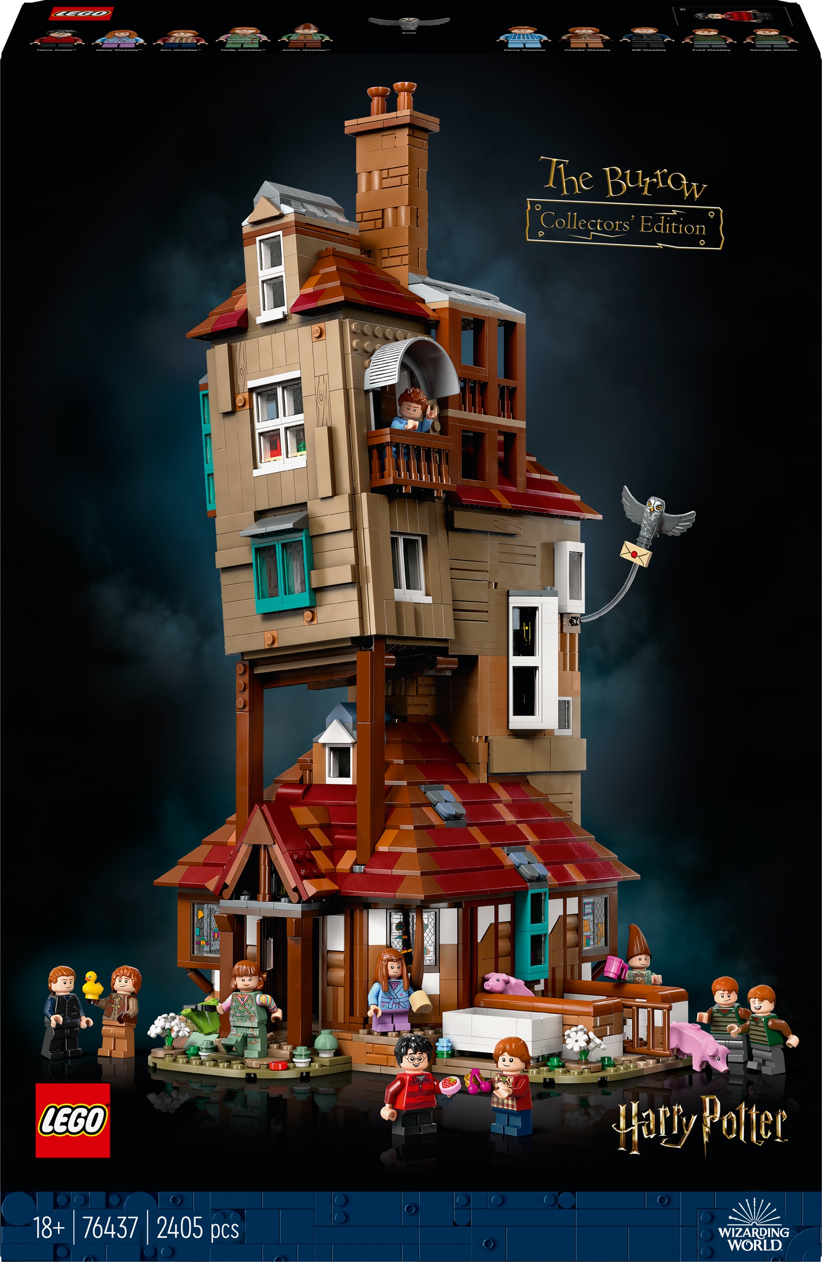 Zestaw klocków Lego Harry Potter: Nora edycja kolekcjonerska 76437
