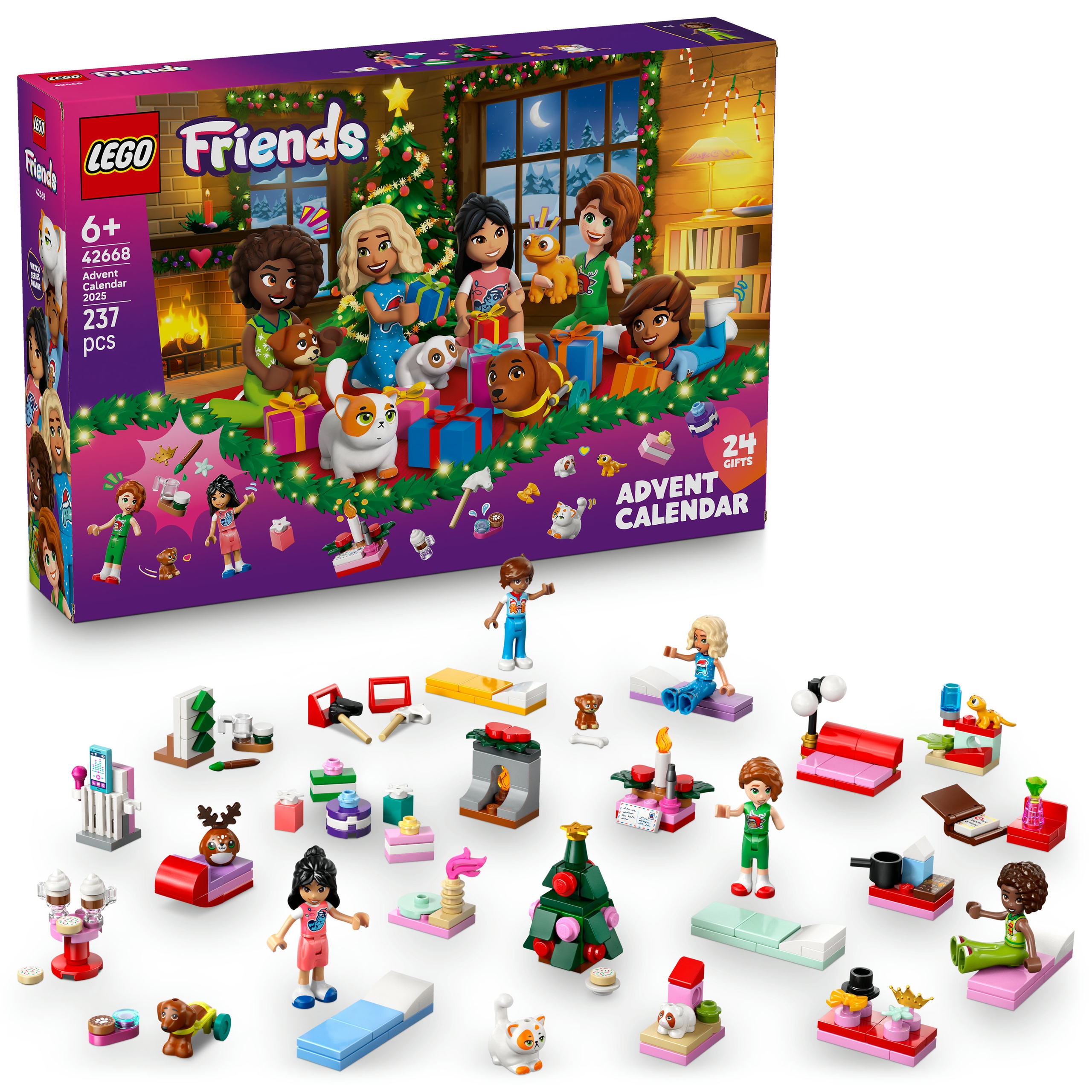 stavebnice Lego Friends 42668 Adventní kalendář na rok 2025