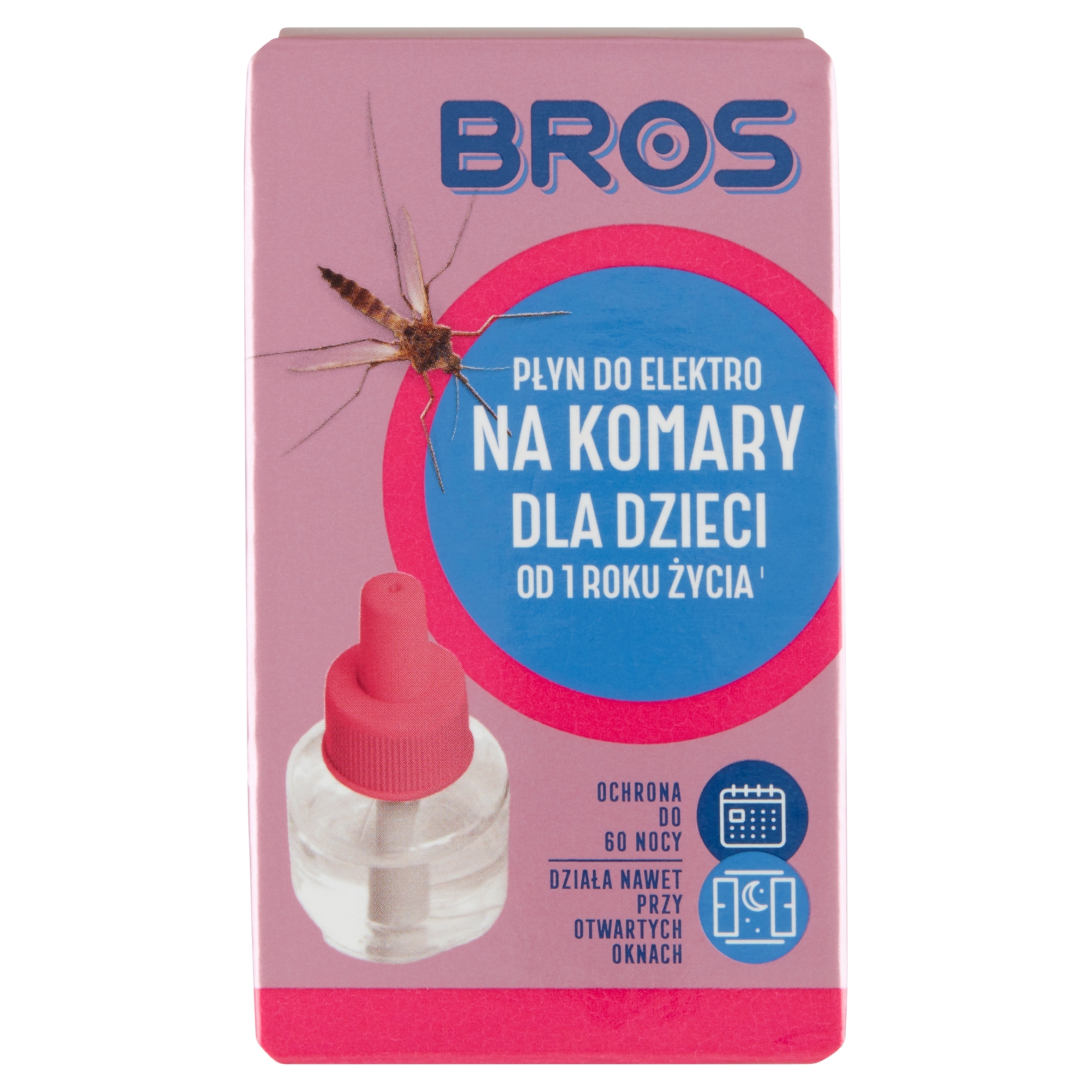 

BROS-płyn zapas do elektro.na komary sensitive /60