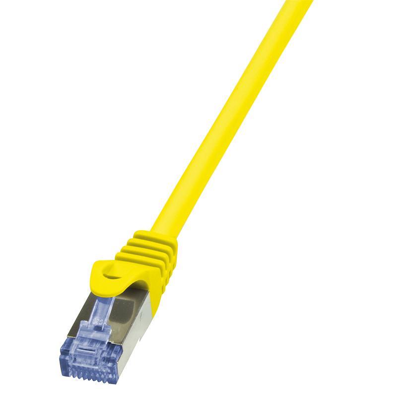 Logilink CQ3057S Patchcord Cat.6A 10G S/ftp Pimf PrimeLine 2m żółty