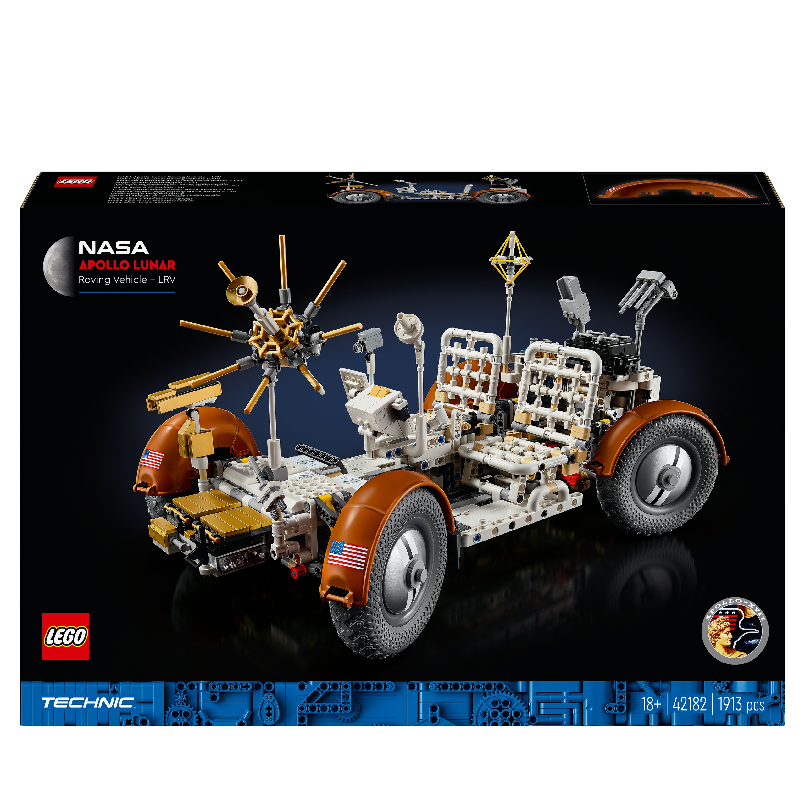 Lego Technic 42182 Měsíční průzkumné vozidlo Nasa Apollo Lrv