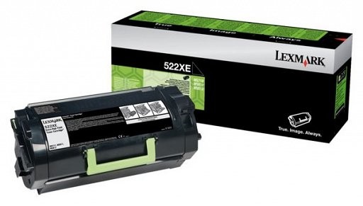 Toner Lexmark 522XE s mimoriadne vysokou výťažnosťou pre firemné použitie…