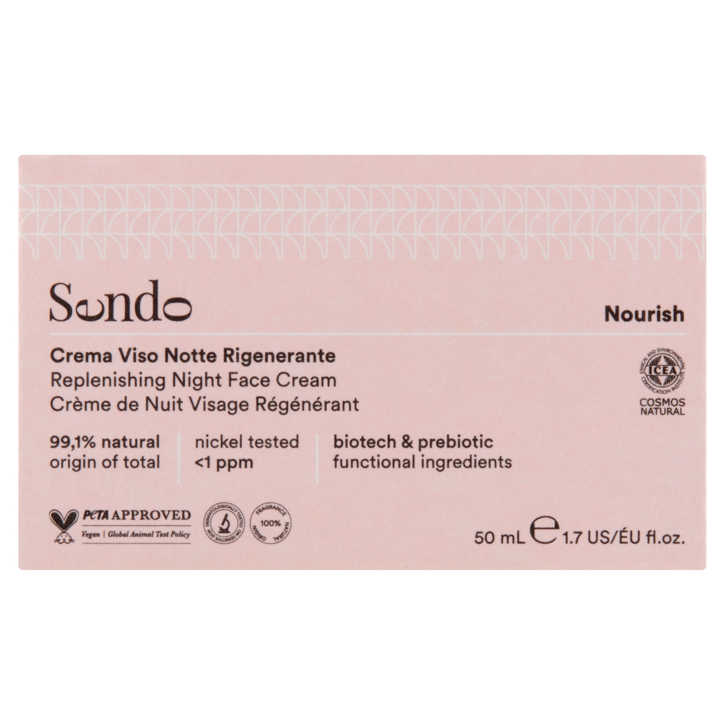 SENDO_Replenishing Night Face Cream hydratační krém na obličej 50 ml