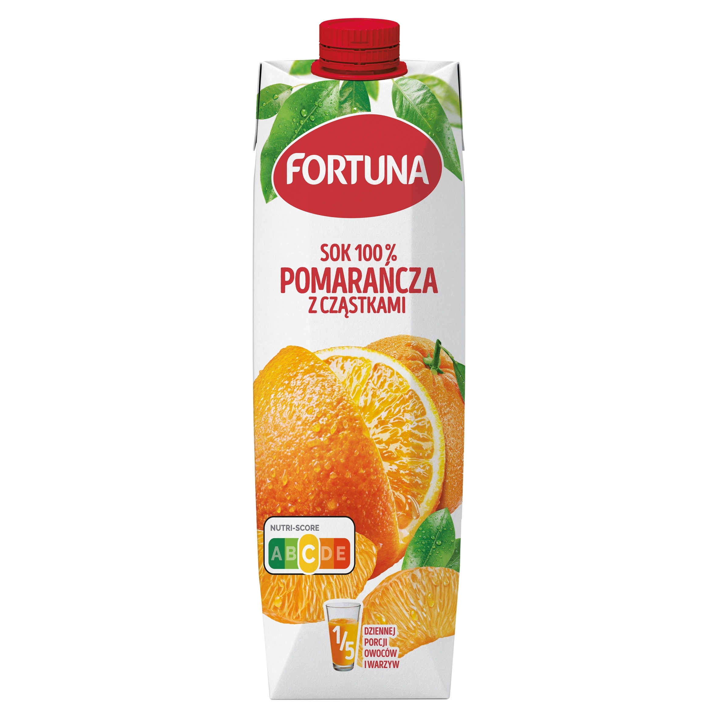 Fortuna Džus 100% Pomeranč 6x1L Karton