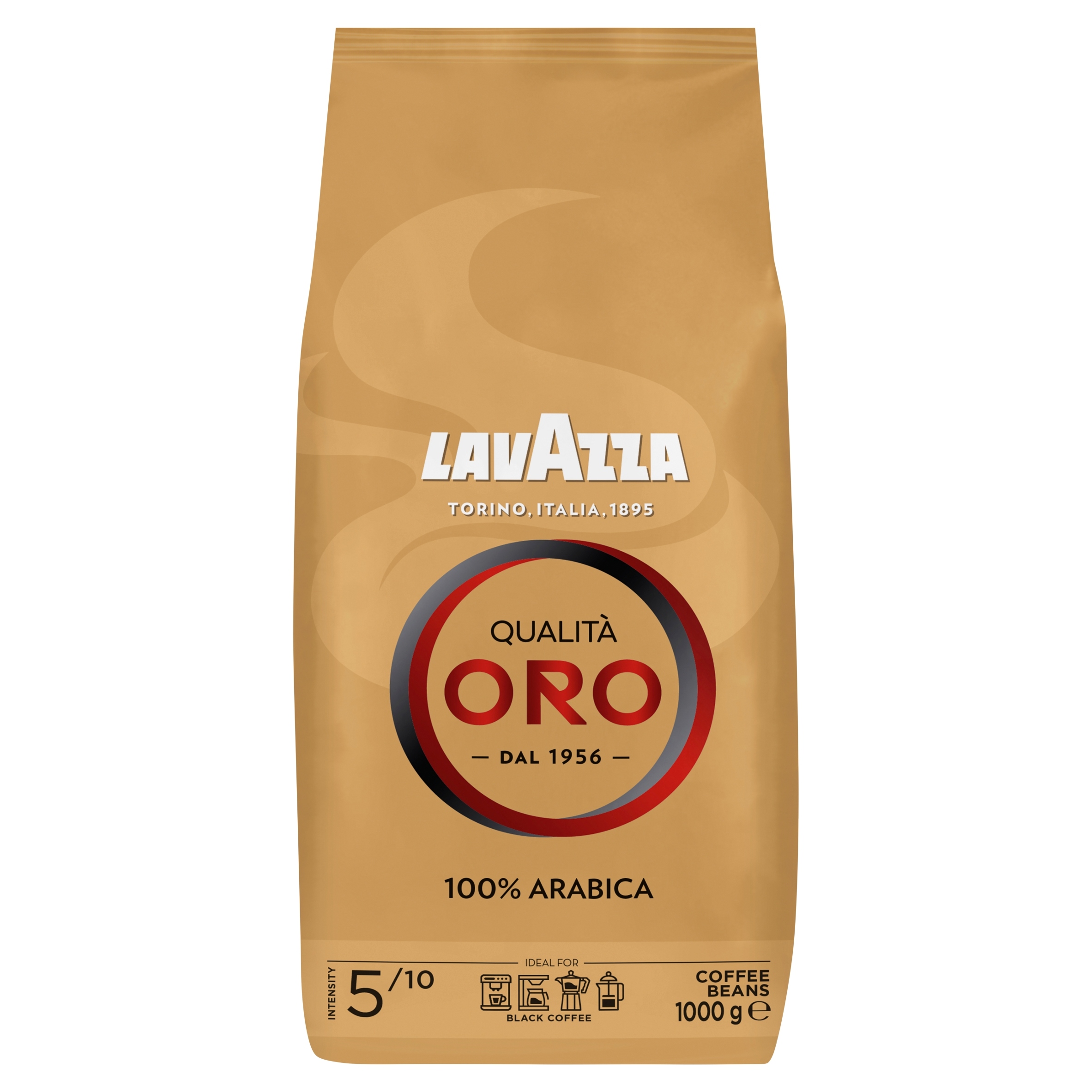 Levně Zlatá Káva zrnková Arabica Lavazza Qualita Oro 1000 g 1 kg