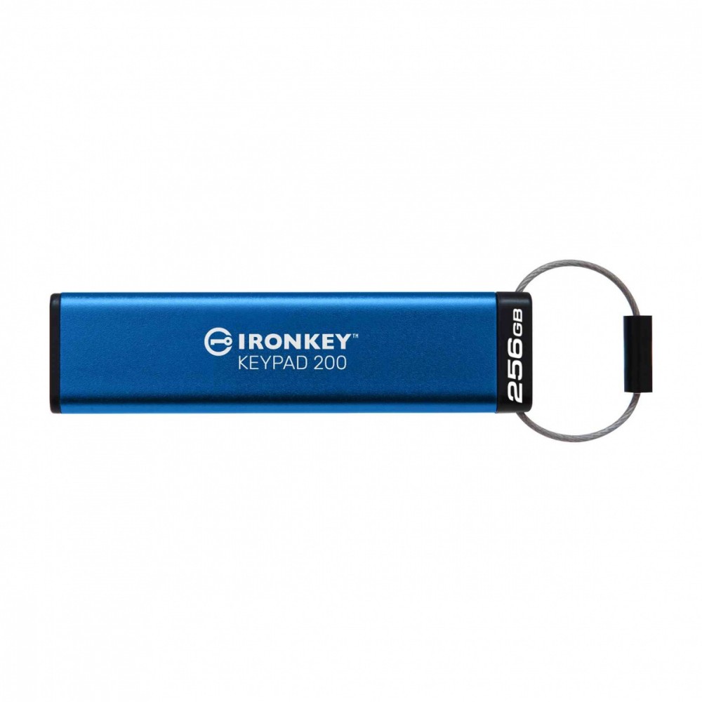 KINGSTON IronKey Keypad 200, 256GB, AES-256 Encrypted — 12