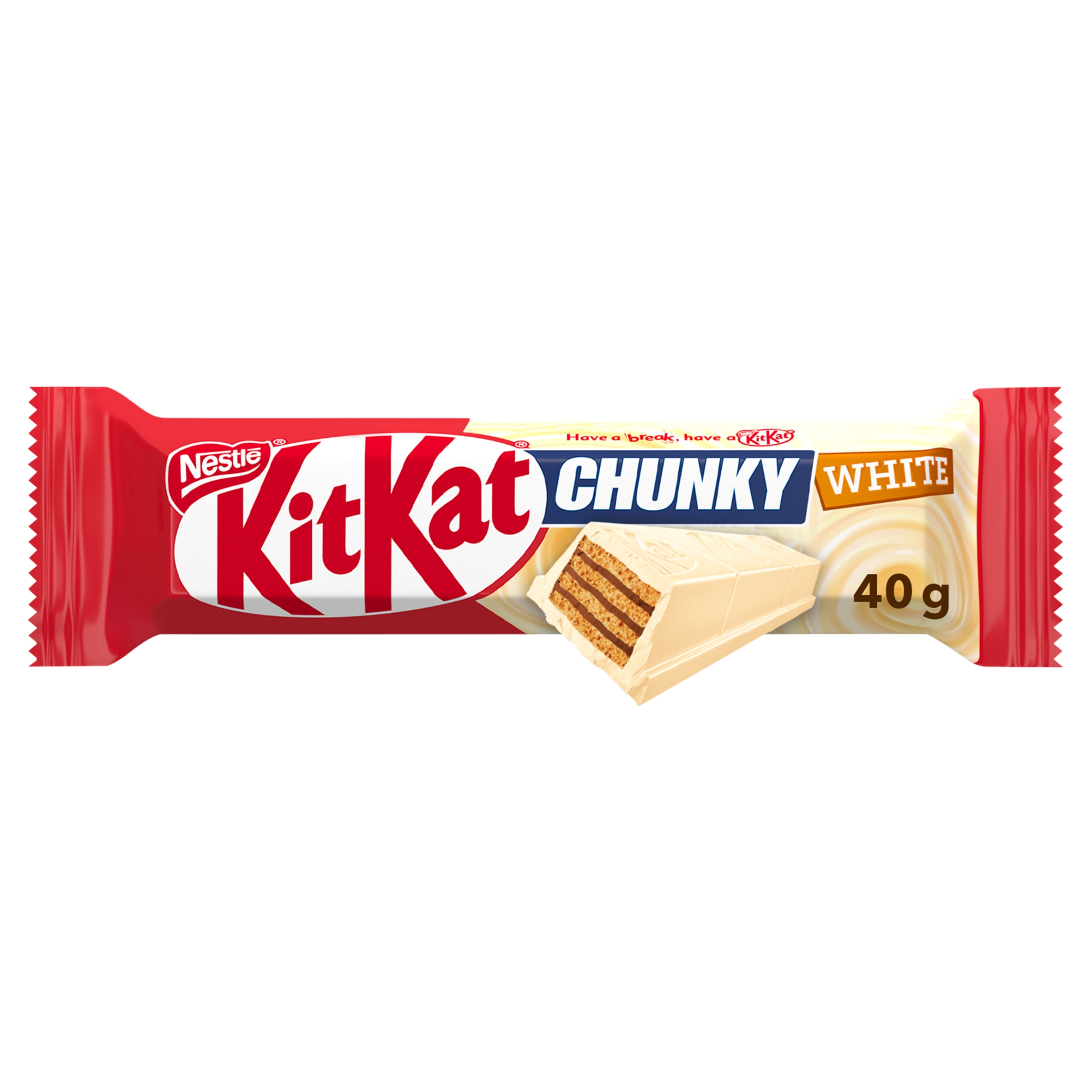 Levně KitKat Chunky Vaflová tyčinka v bílé čokoládě 36 ks 40 g