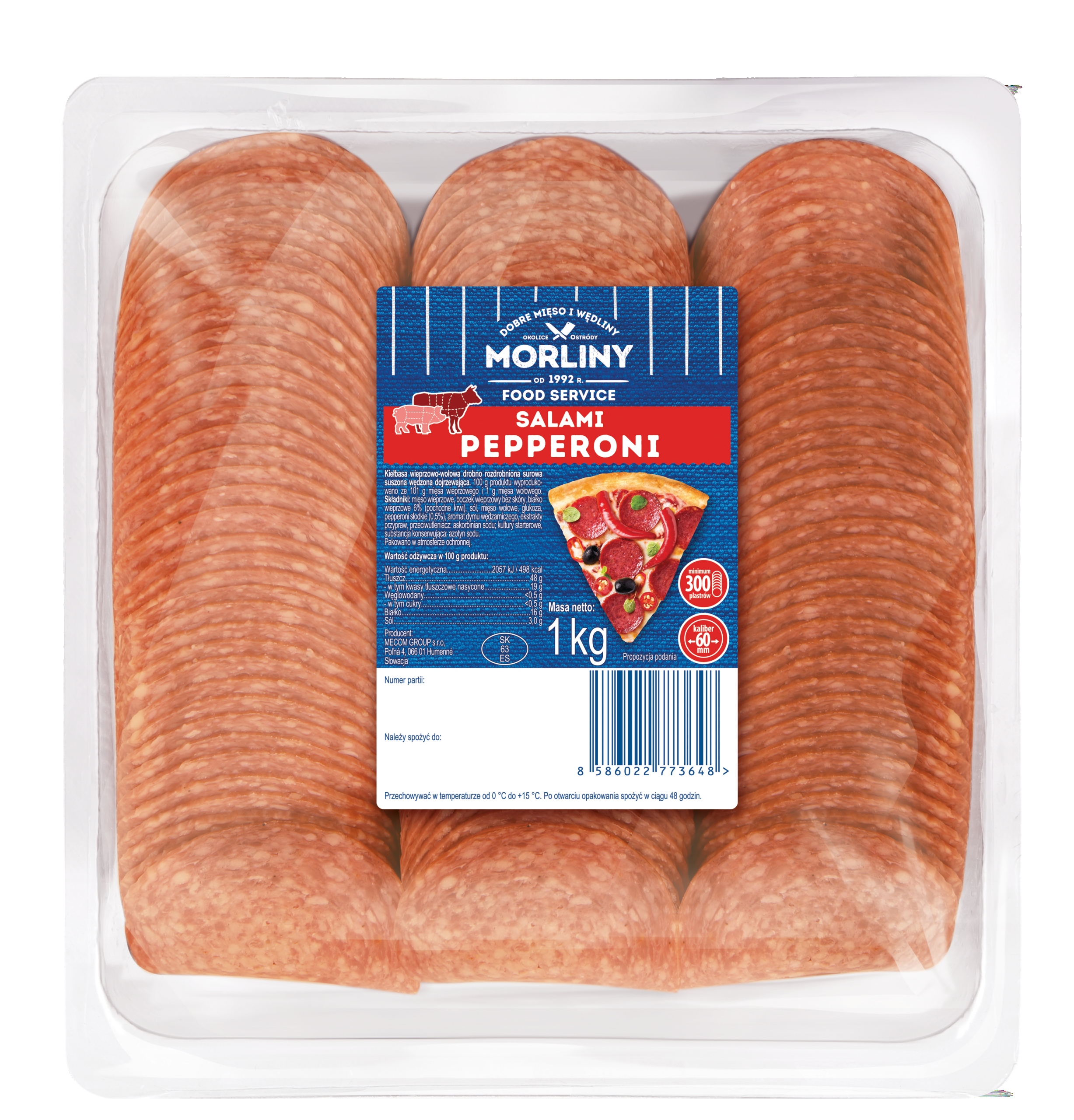 Salami pepperoni Morliny 1 kg 15456796987 Allegro.pl
