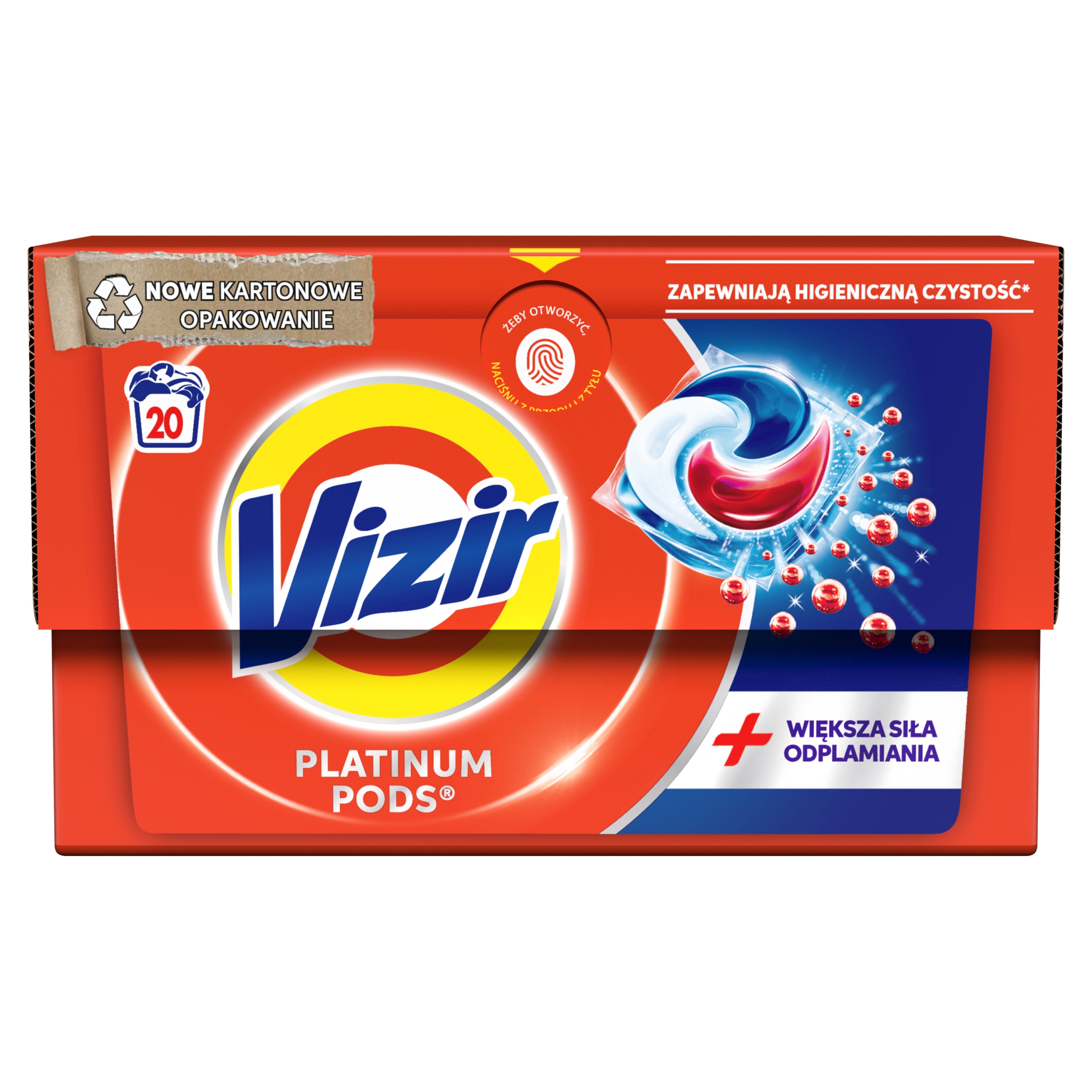

Vizir Platinum Pods Kapsułki moc usuwania plam 20
