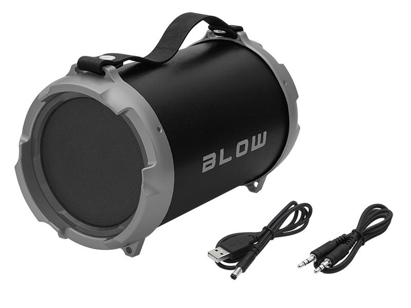 Głośnik przenośny Blow BT1000 czarny Akumulator Bluetooth Usb Radio Fm
