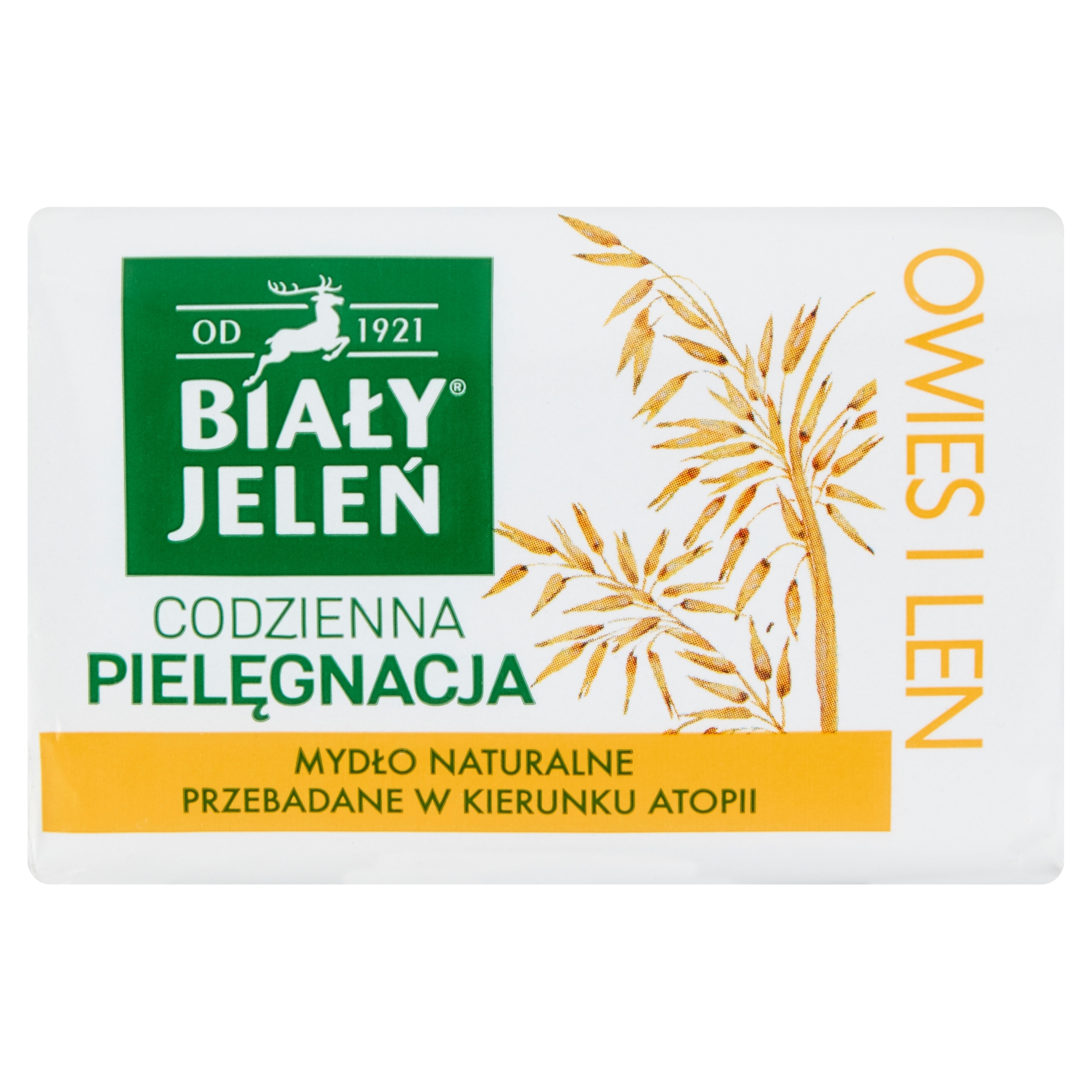 

Biały Jeleń Hipoalergiczne mydło z owsem i lnem