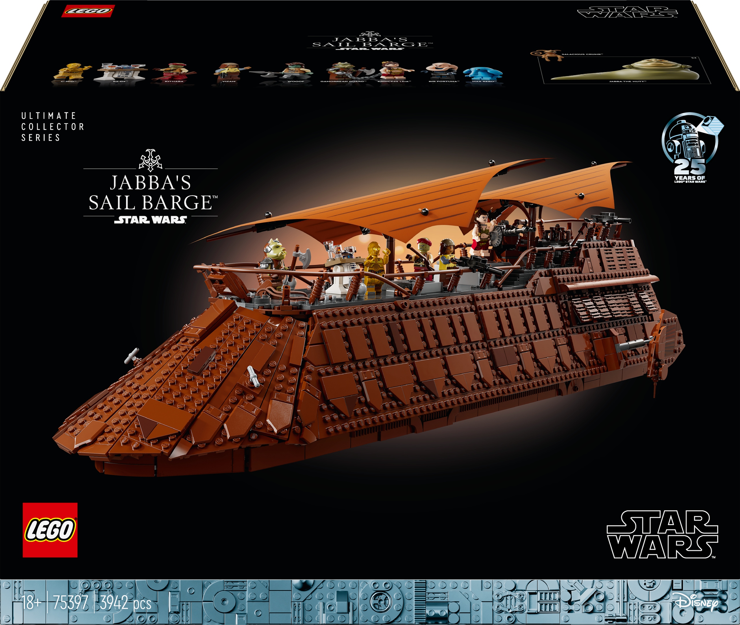 Lego Star Wars 75397 Jabbův člun Novinka Dárek