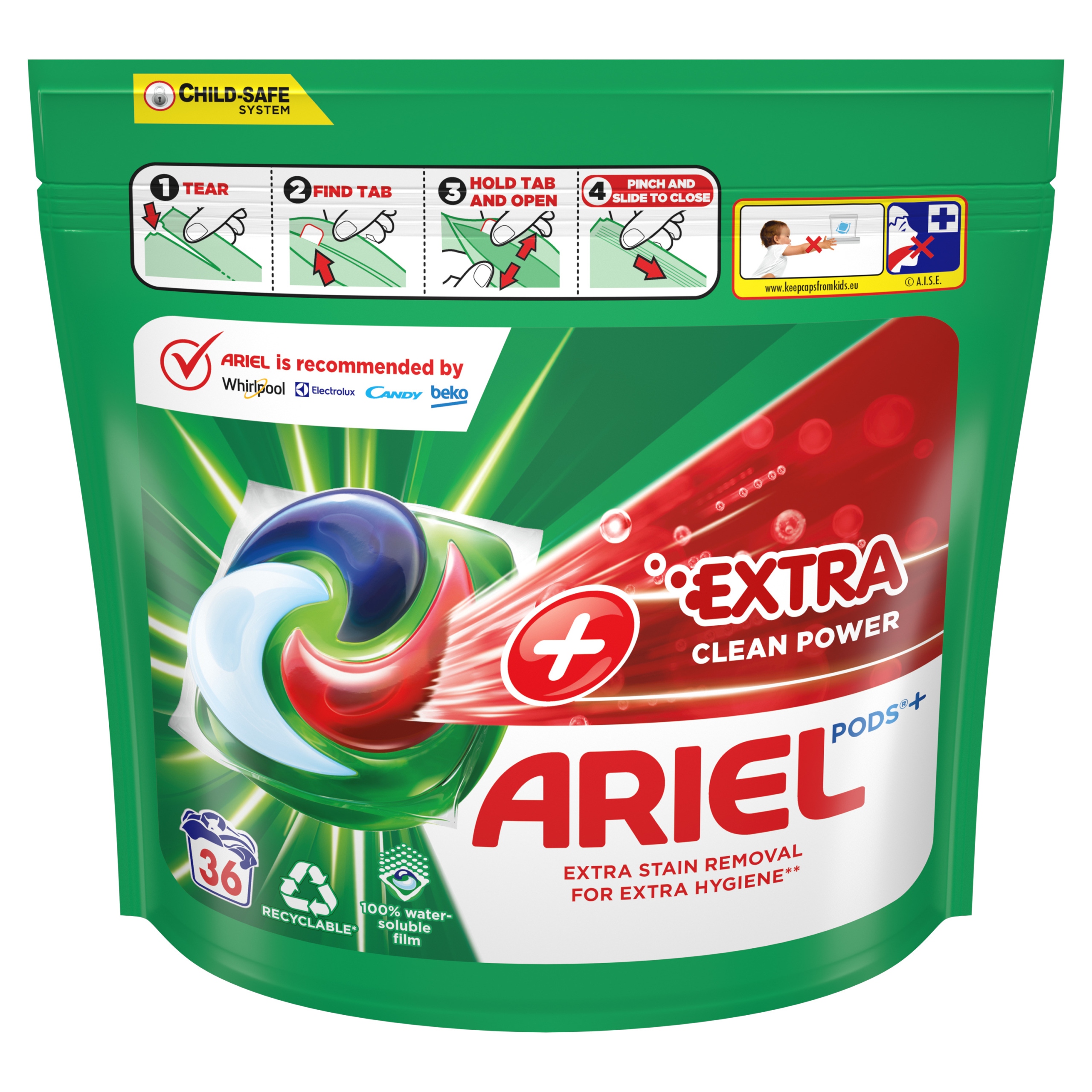 Levně Ariel All-in-1 Pods Kapsle s pracím prostředkem, 36praní
