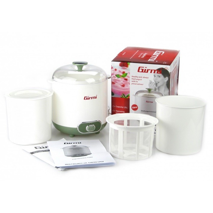 Jogurtovač Girmi, YG02, objem 1,5 L, provozní teplota cca 55°C, 20 W