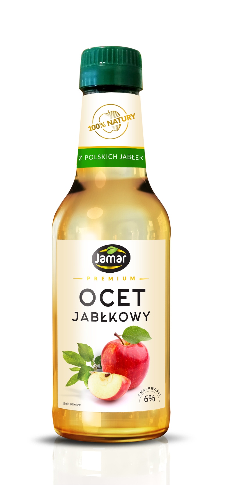 Levně 5X Jablečný ocet 6% kyselosti Jamar 250 ml