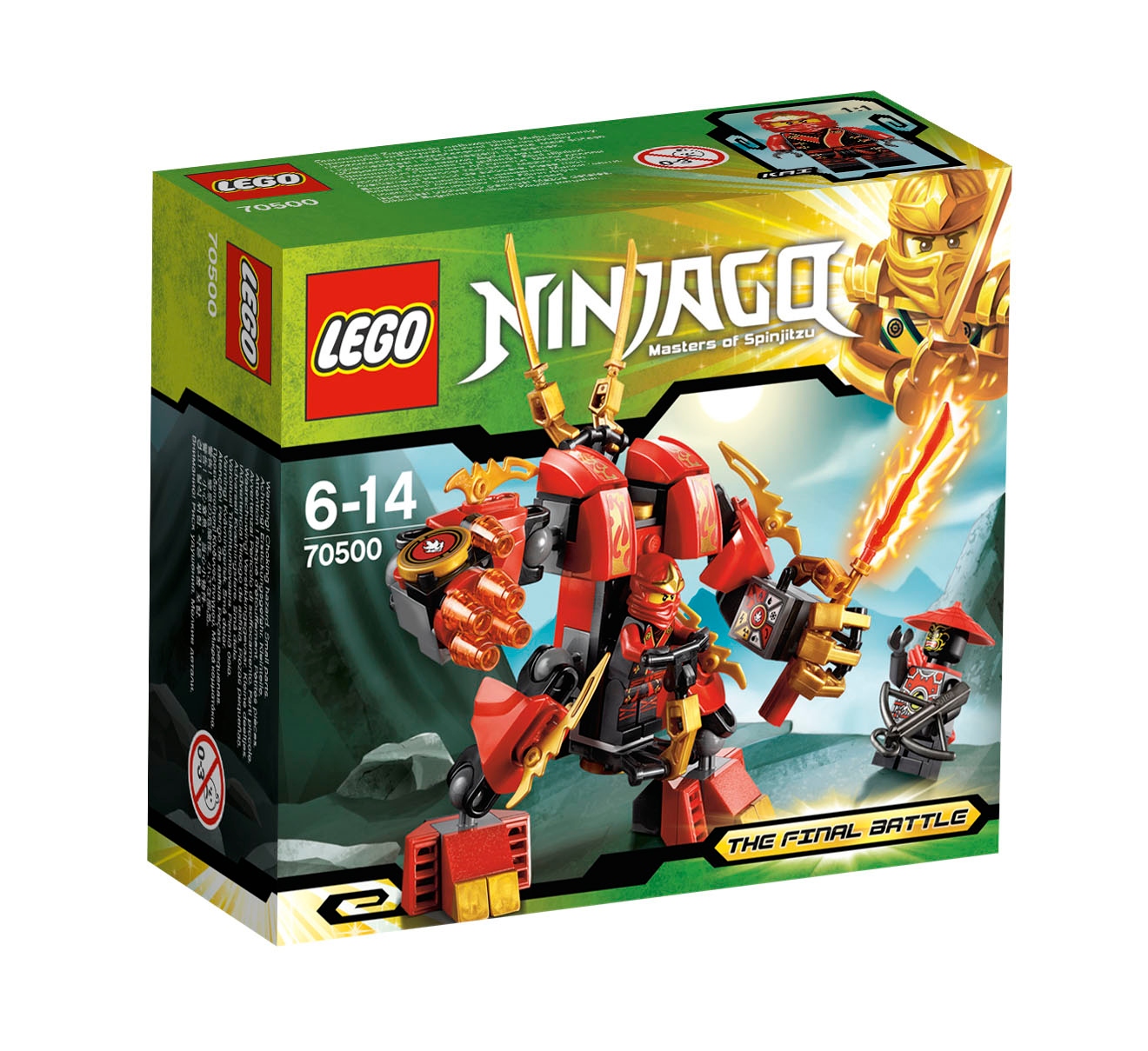 Lego Ninjago Ognisty robot Kaja 70500