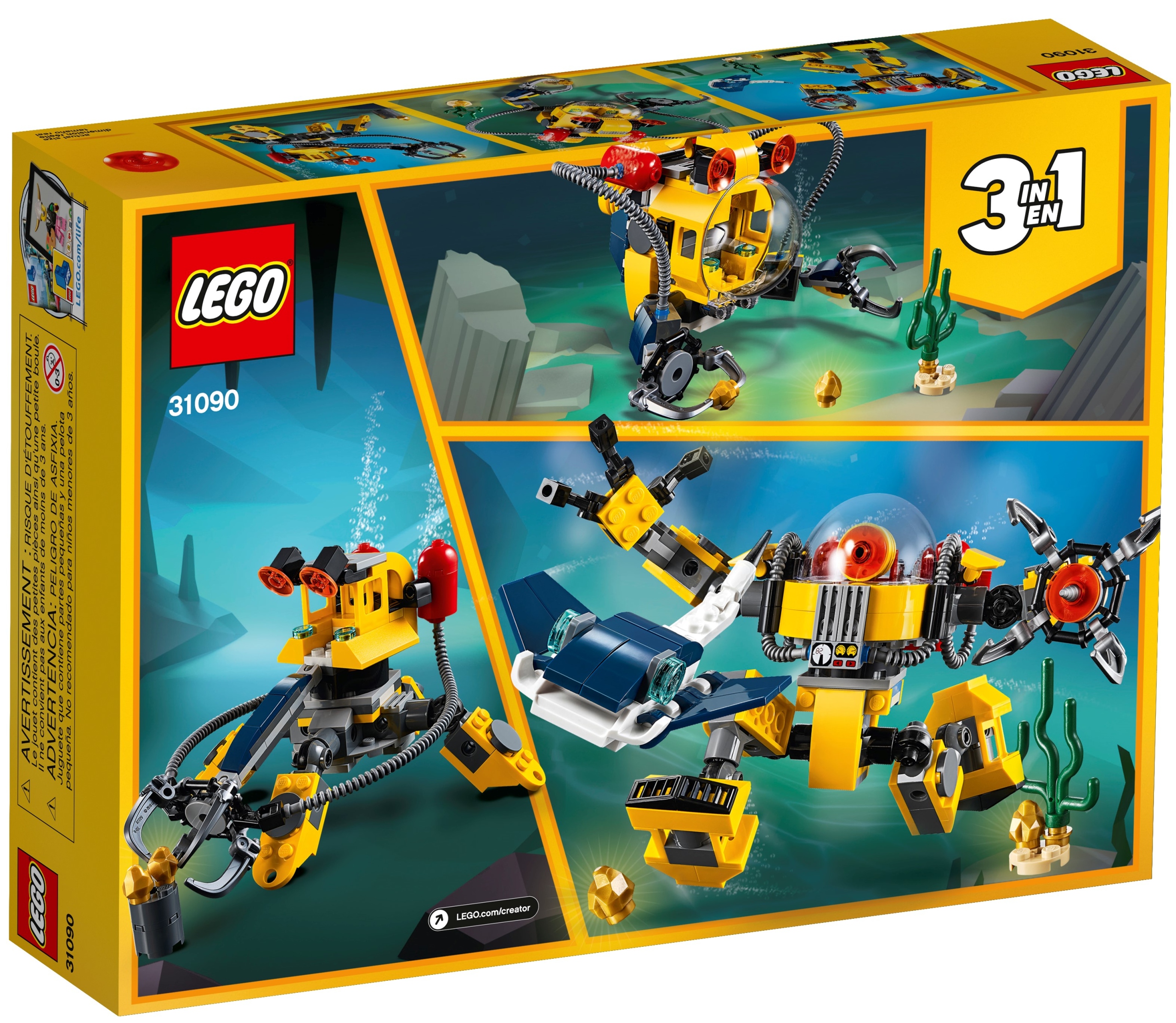 Lego 31090 CREATOR Podwodny robot Numer produktu 31090
