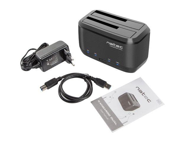 

Stacja dokująca Hdd Natec Kangaroo Dual czarna