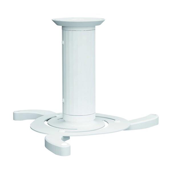 Stropný držiak pre projektor Newstar BEAMER-C80WHITE, nosnosť 15 kg