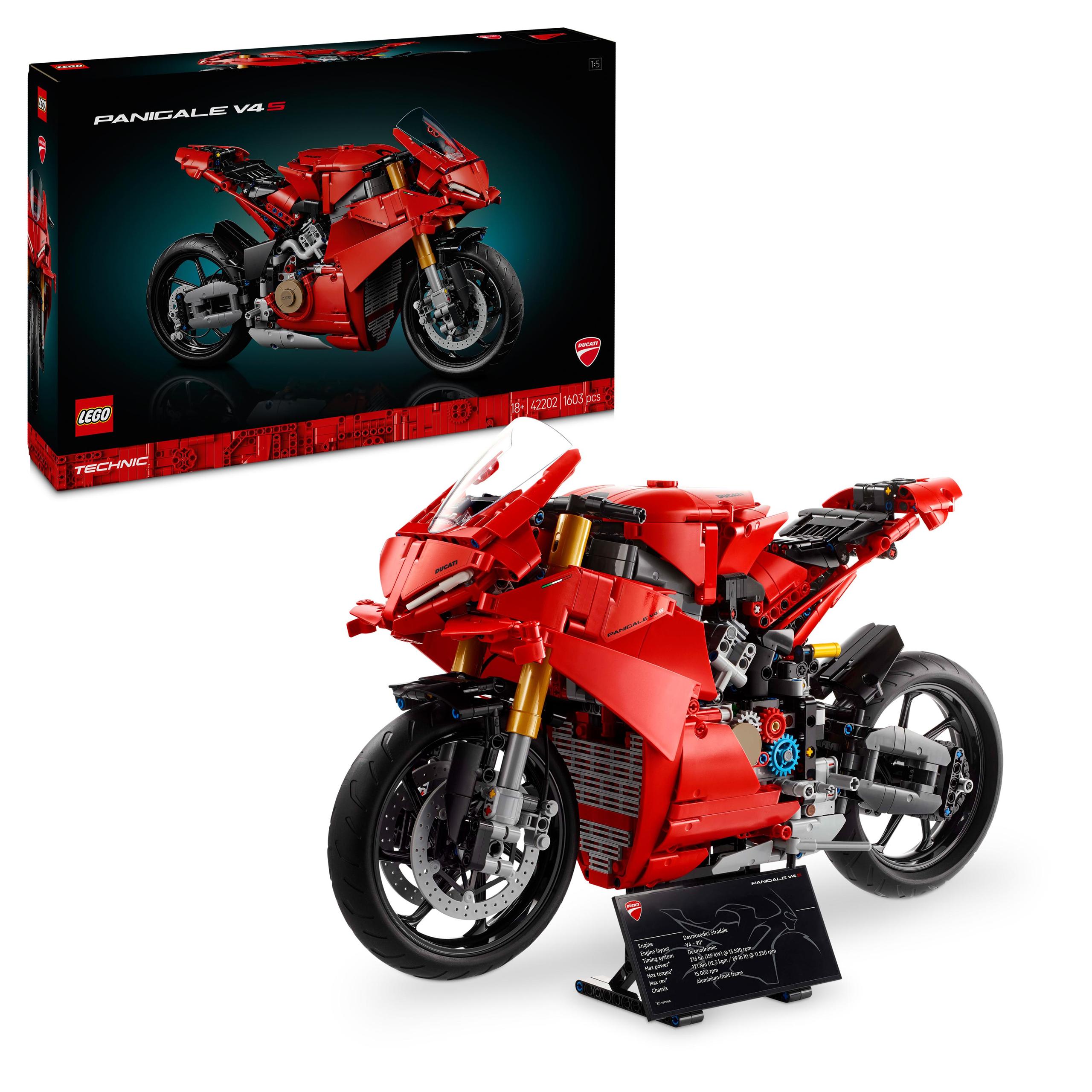 Lego Technic 42202 Technic 42202 Ducati Panigale V4 S motocykl