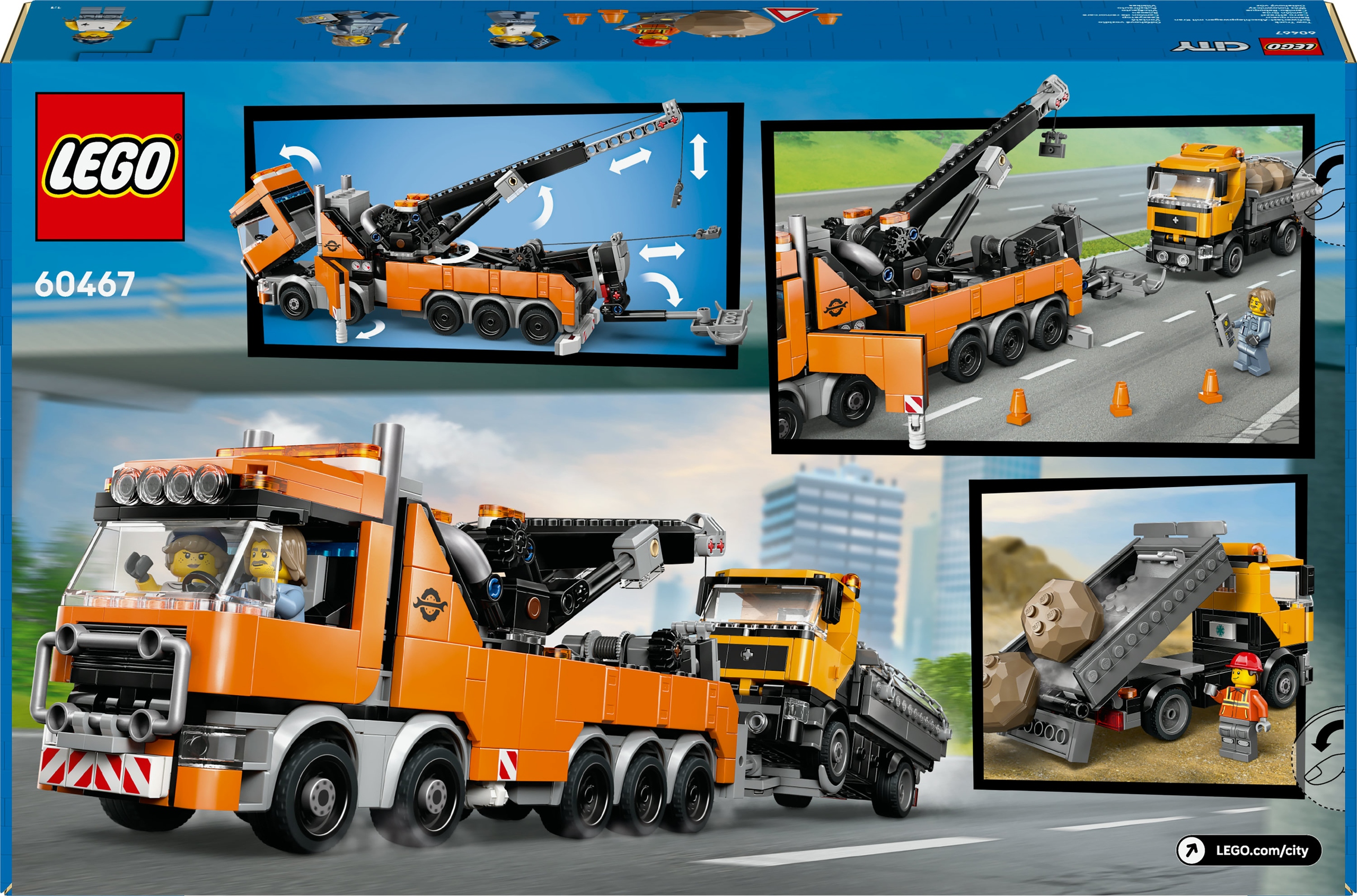 Lego City 60467 Tažný vozík s jeřábem