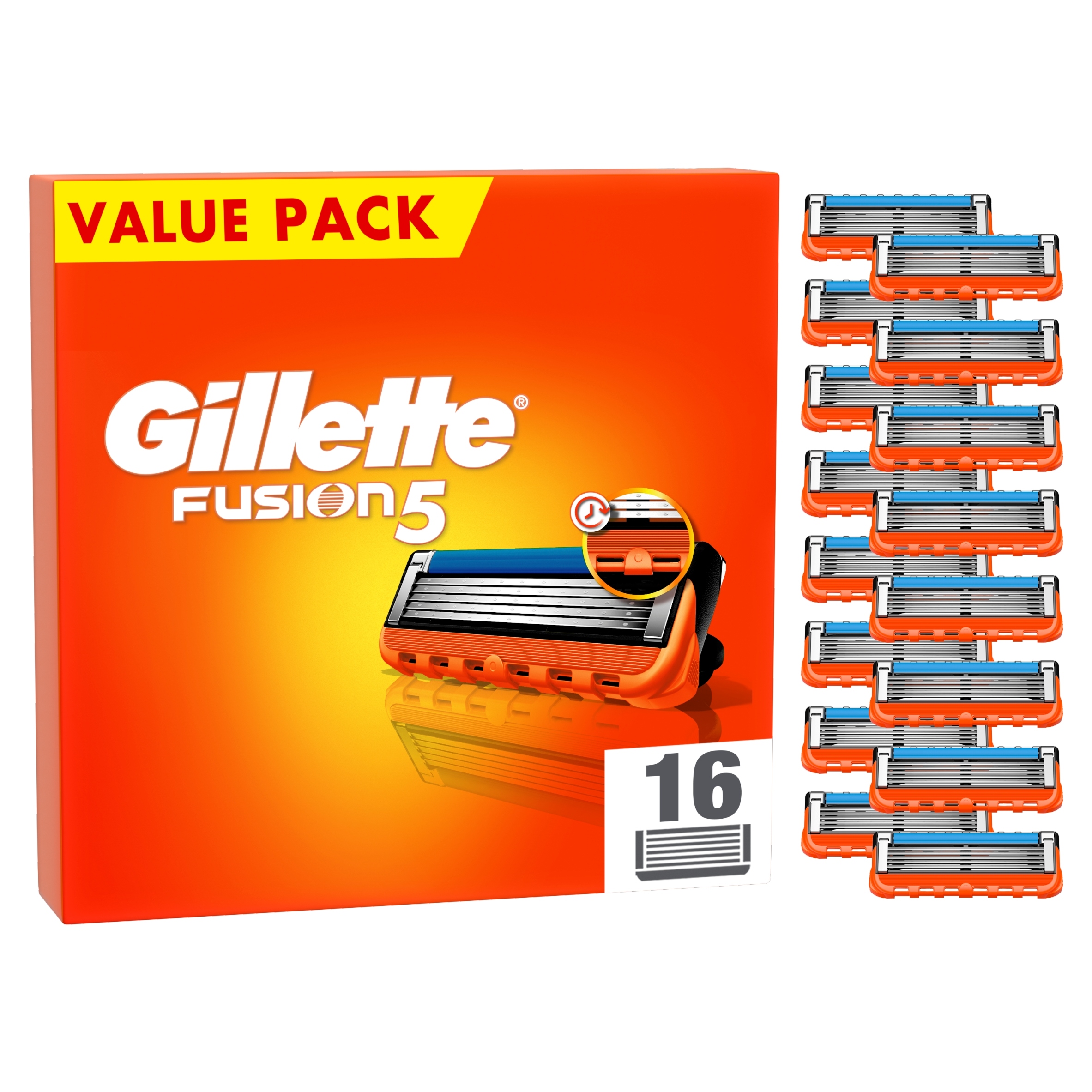 Wkład do maszynki Gillette Fusion5 oryginał 16 szt. oryginał