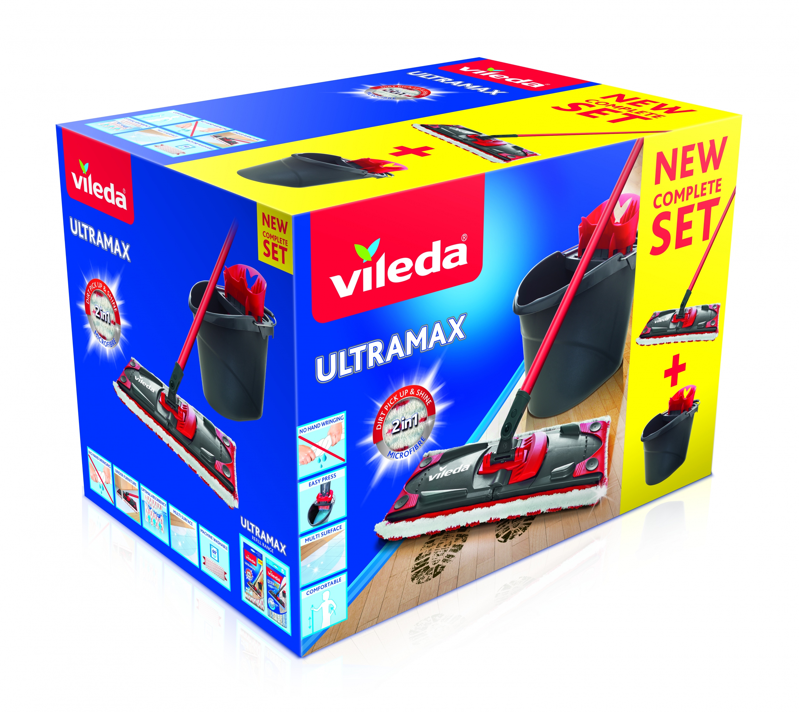 Zestaw mop z wiadrem Vileda Ultramax BOX