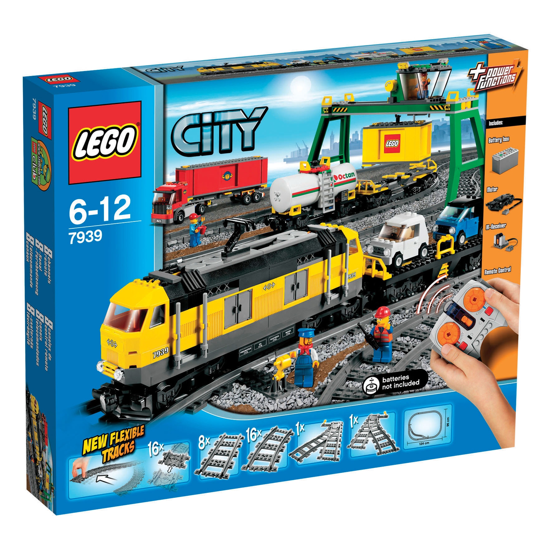 Klocki Lego City Zestaw Pociąg towarowy Sterowany Rc 7939