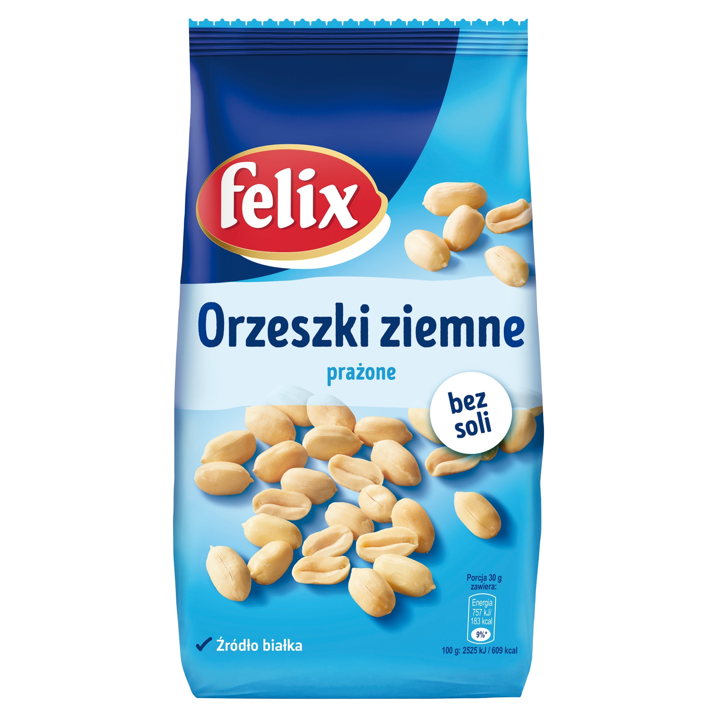 Levně 4x Felix Arašídy pražené bez tuku bez soli 220 g