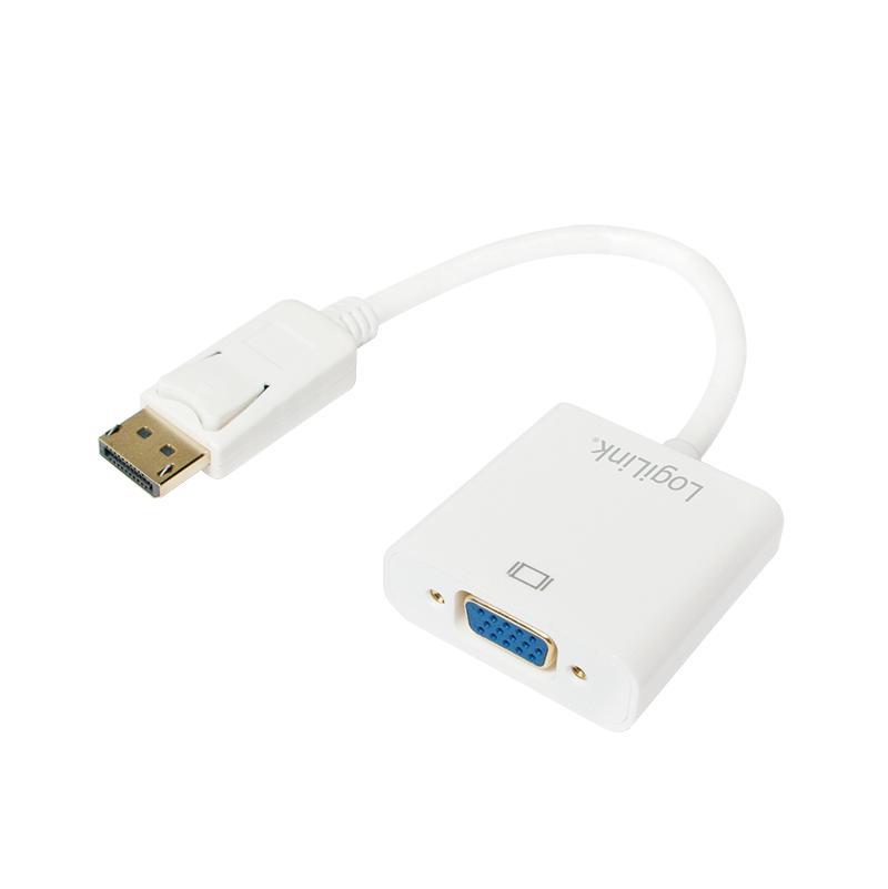 Logilink CV0059B Logilink Adapter aktywny, Dp męski do Vga 15pin żeński,