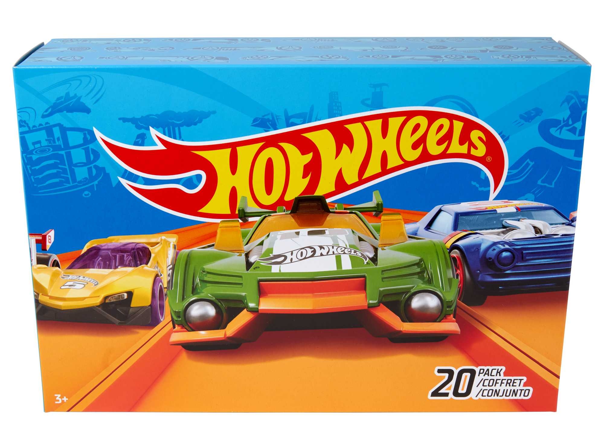 

Hot Wheels zestaw kolekcja 20 autek metalowe