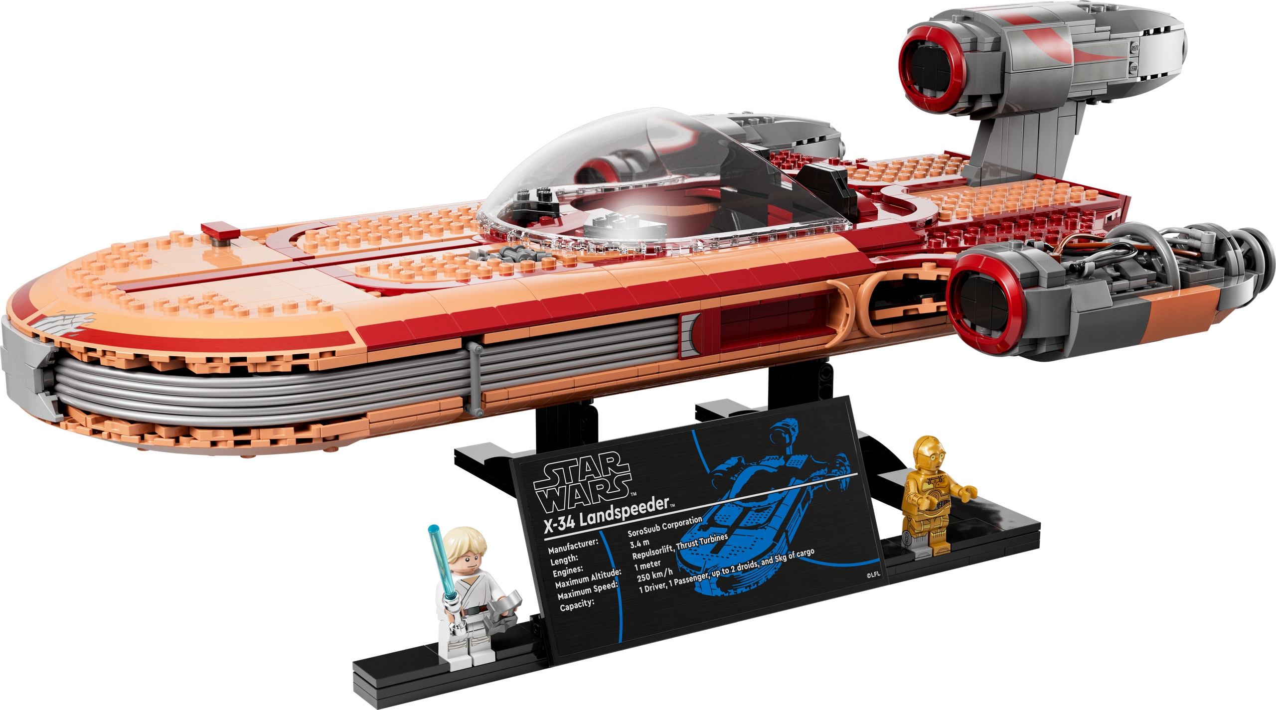 LEGO Star Wars 75341 Вага продукту разом з упаковкою 3,4 кг