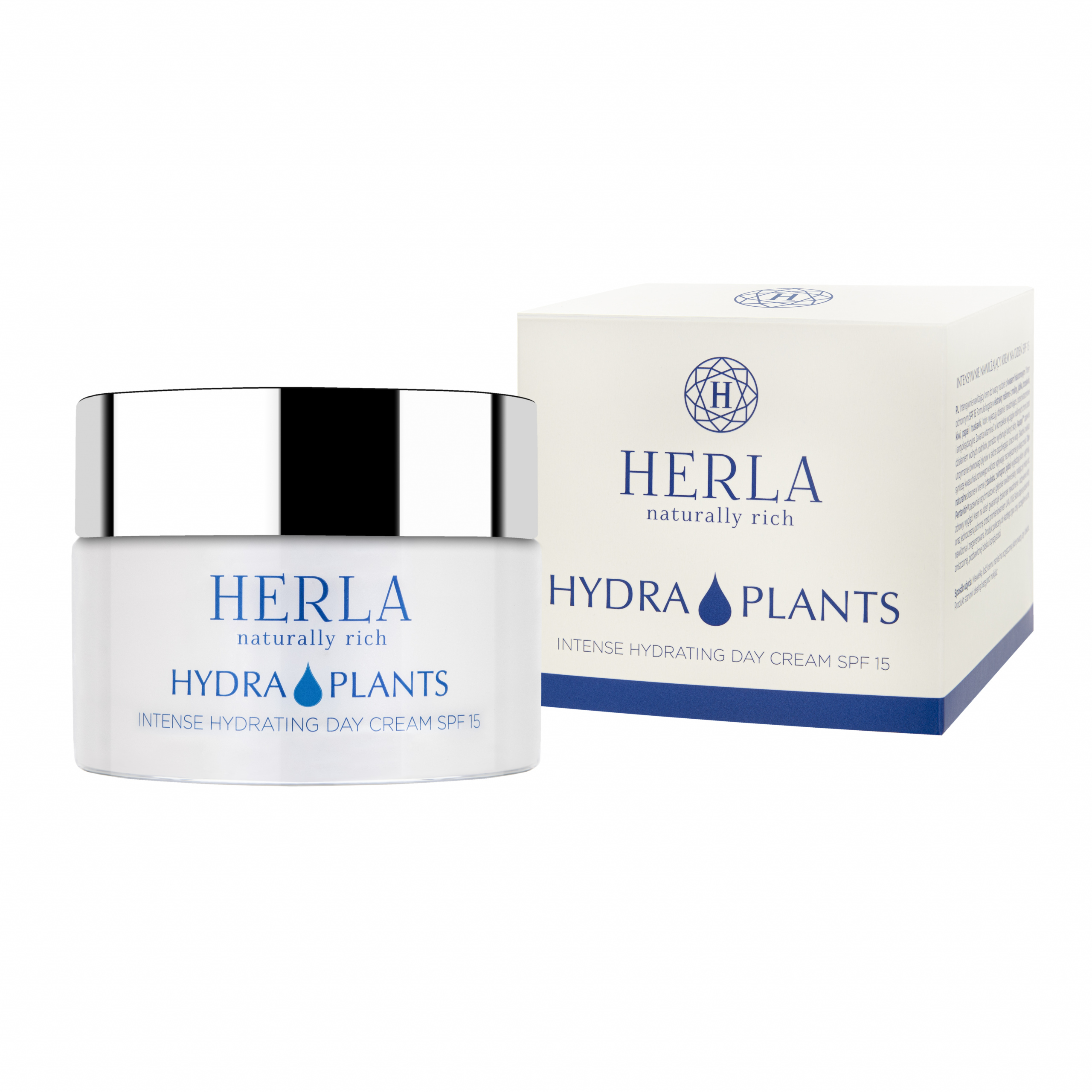 Herla Hydra Plants SPF15 intensywnie nawilżający krem na dzień 50 ml