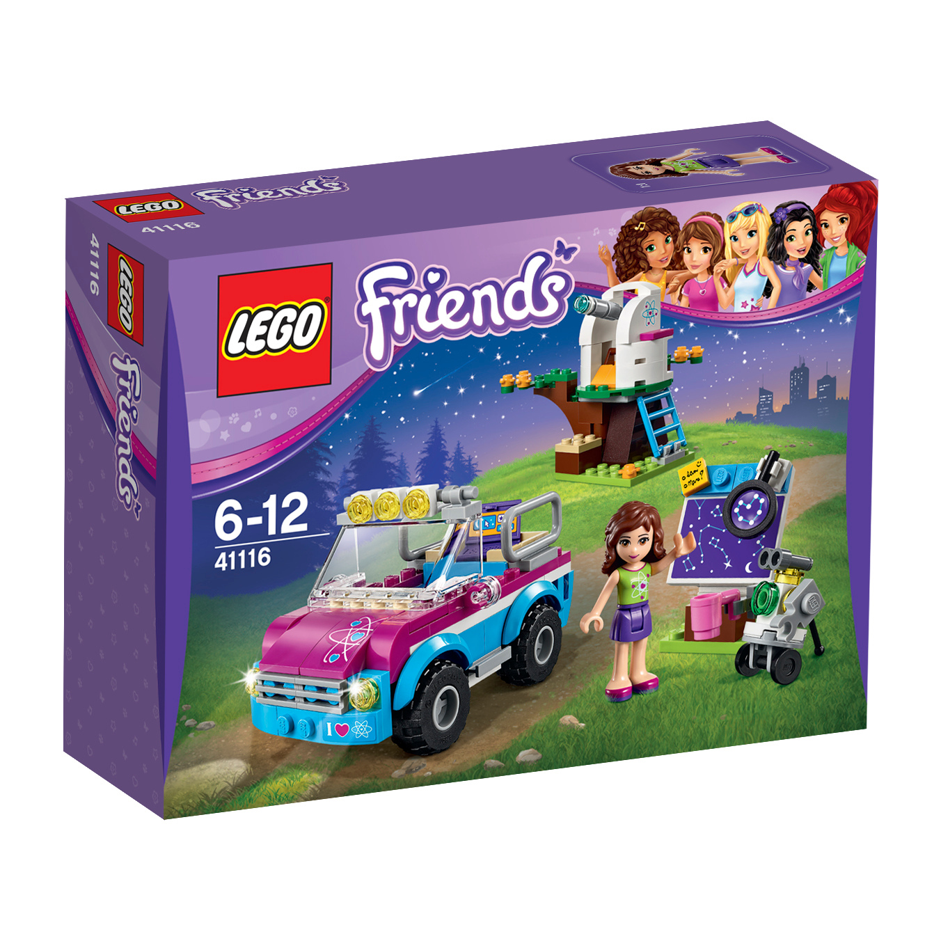Lego Friends 41116 Lego Friends Wóz badawczy Olivii 41116