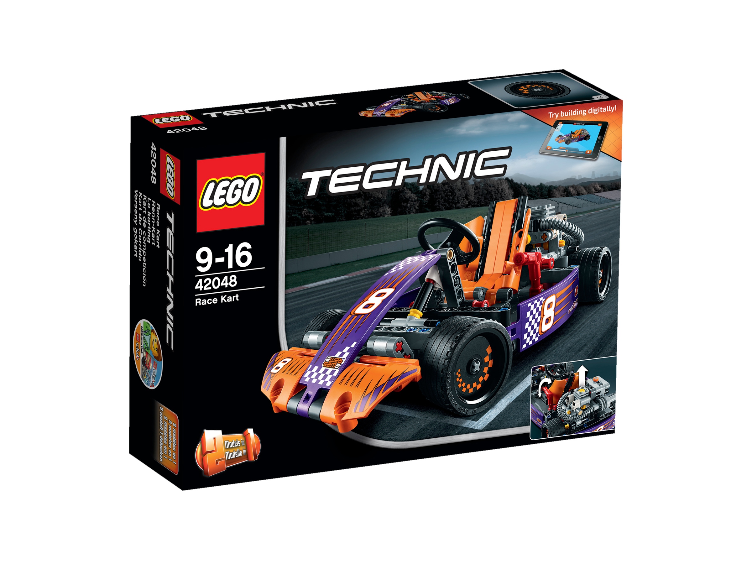 Klocki Lego Technic Zestaw Gokart Kart wyścigowy 42048