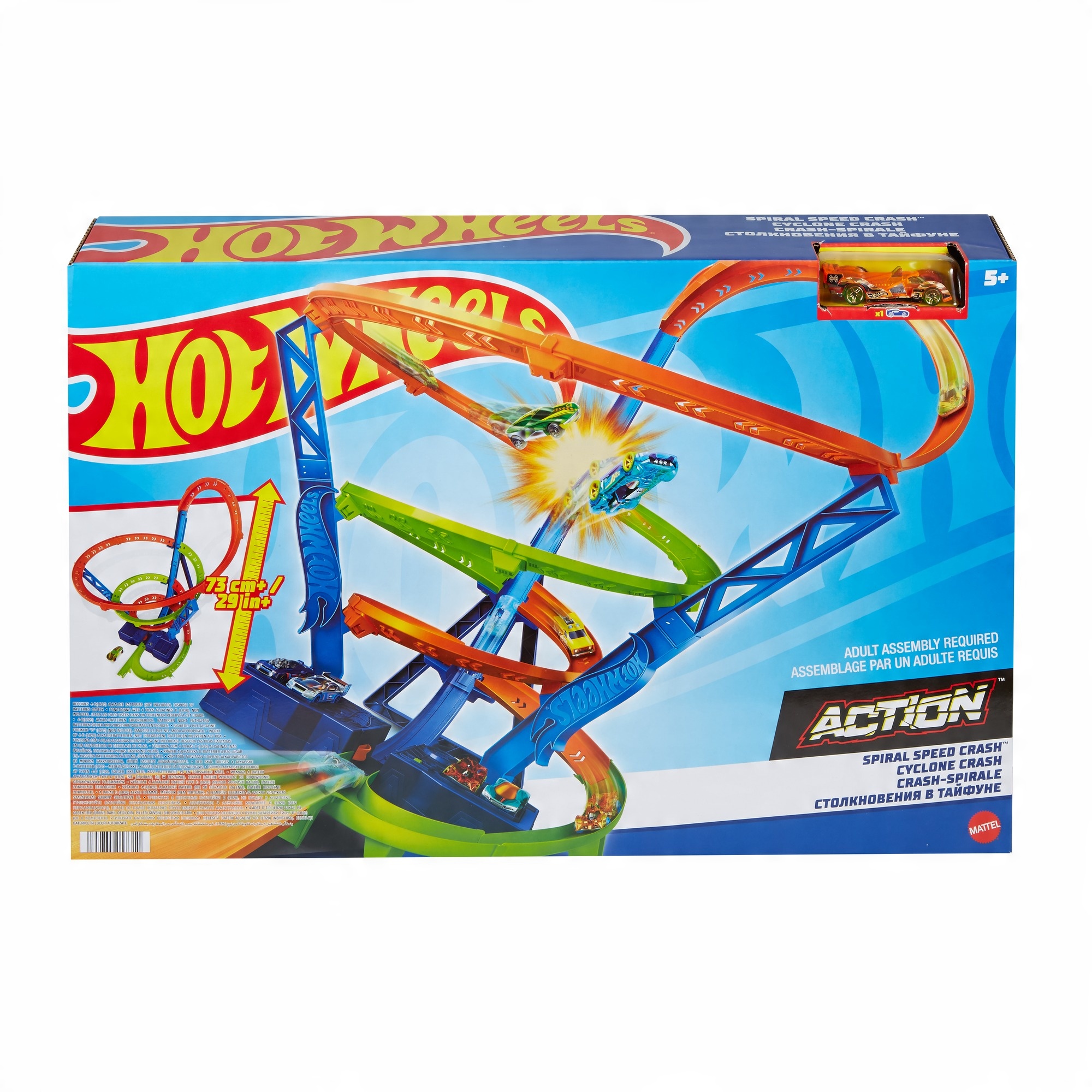 

Tor Wyścigowy Mattel HGV67 Hot Wheels Tornado