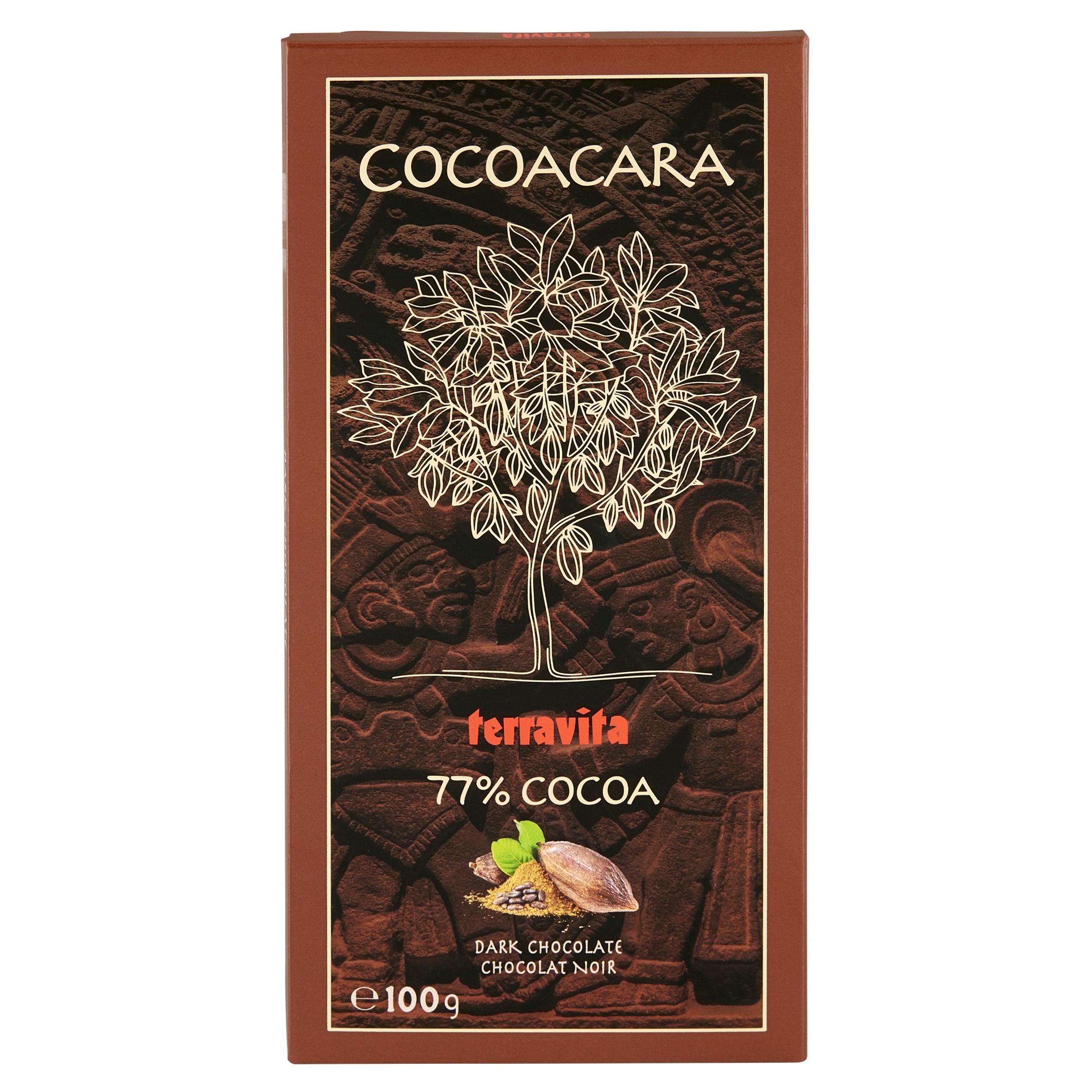 Levně 3x Hořká čokoláda Terravita Cocoacara 100 g